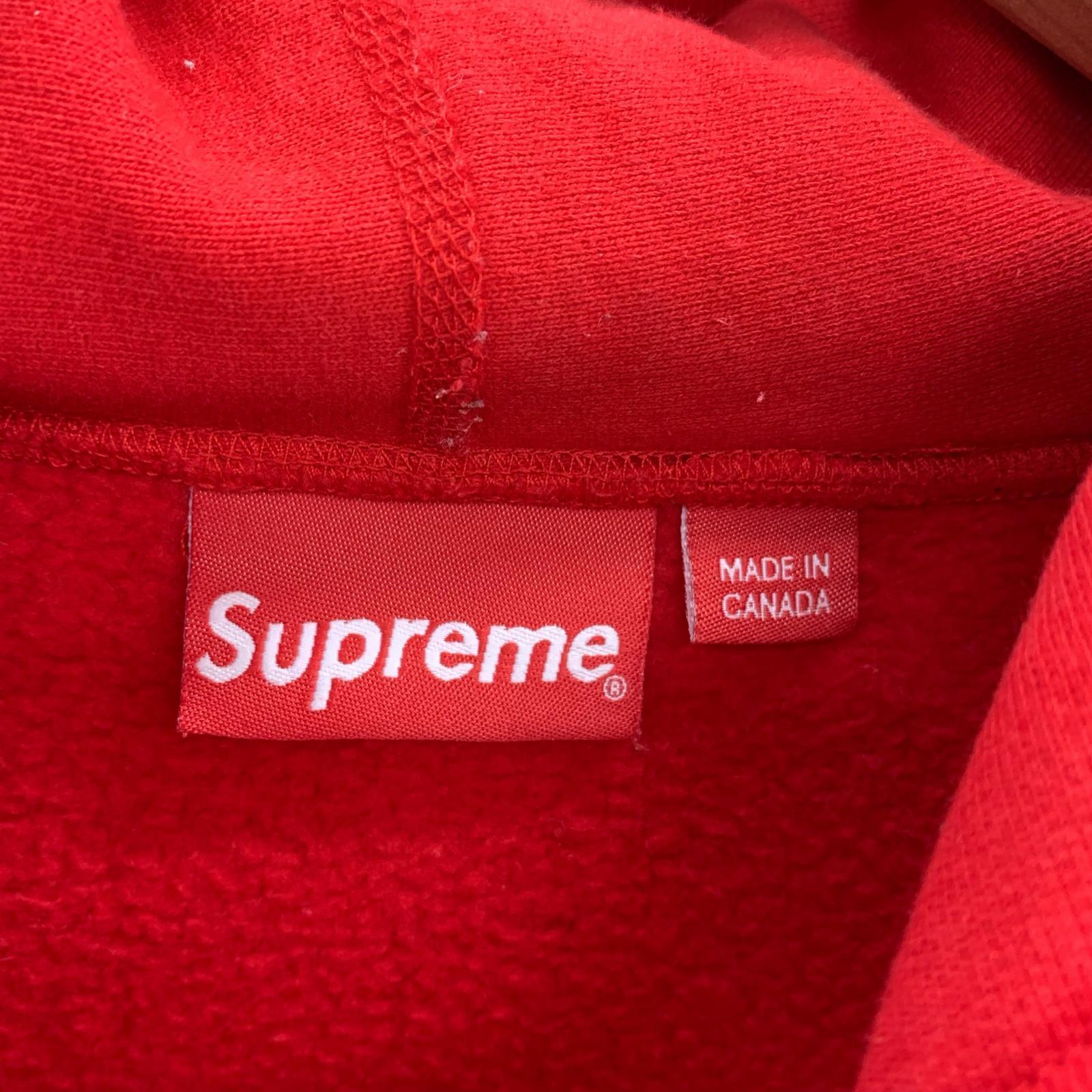 パーカー 17AW Tonal S Logo Hooded Sweatshirt L L レッド