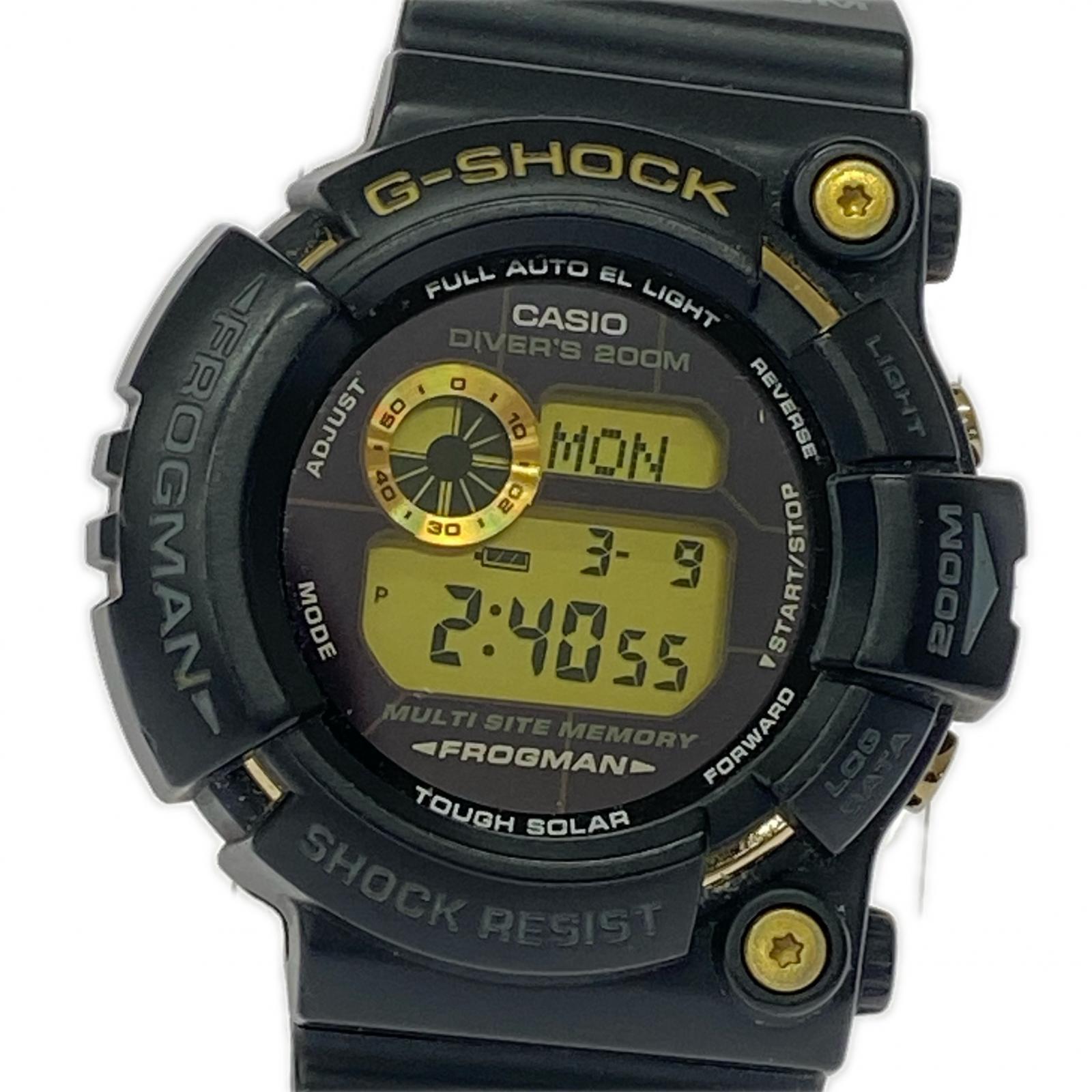 腕時計 G-SHOCK GW-225A FROGMAN 25周年限定 ブラック