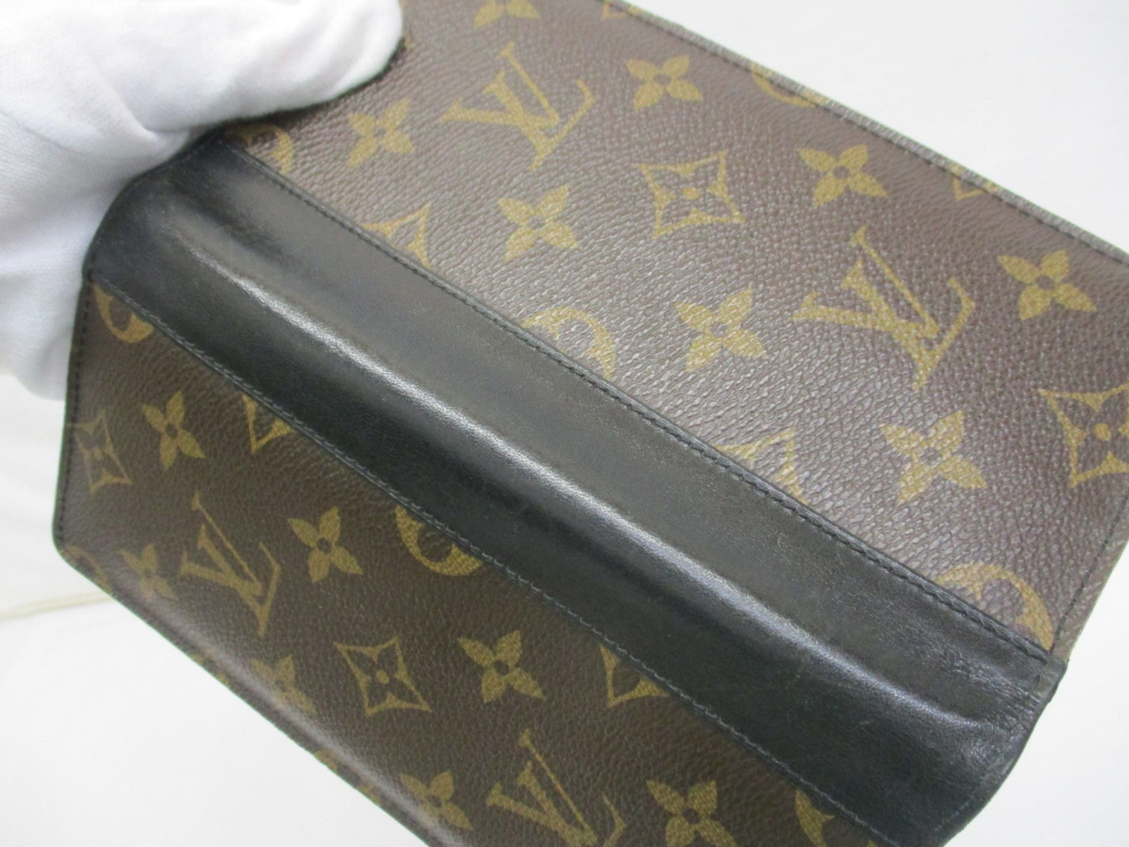 LV/ポルトフォイユ・ブラザ/モノグラム マカサー/M69410