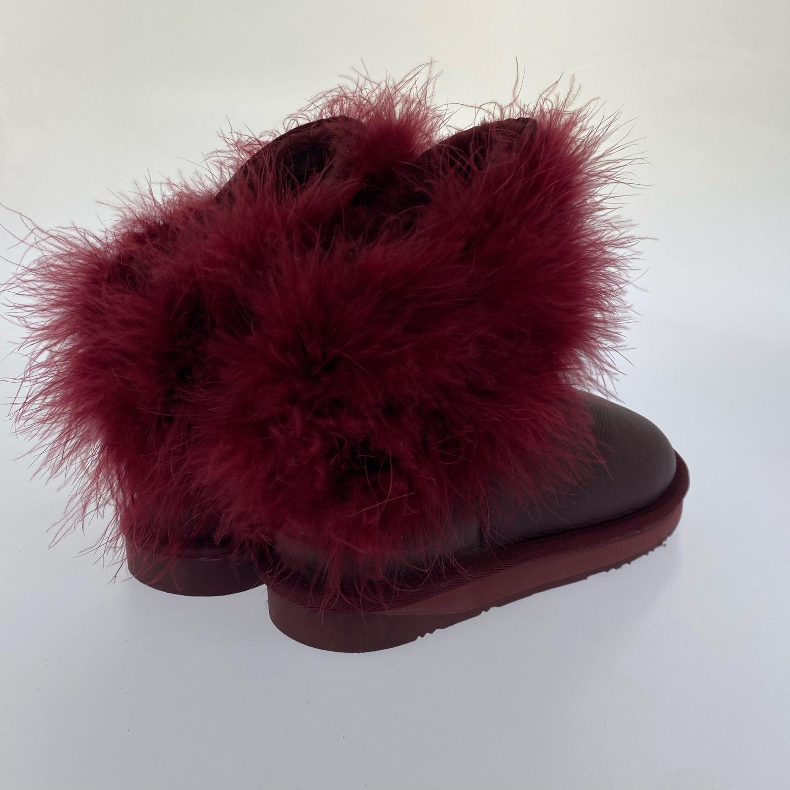 ブーツ ムートンブーツ RED 23cm (US5 UK4 1/2 EU36) レッド