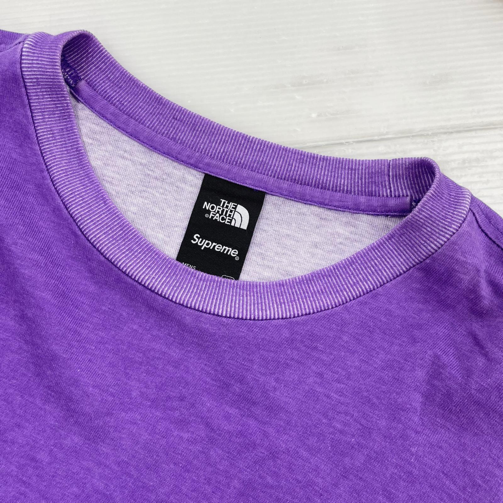 長袖Tシャツ X SUPREME 紫 L パープル