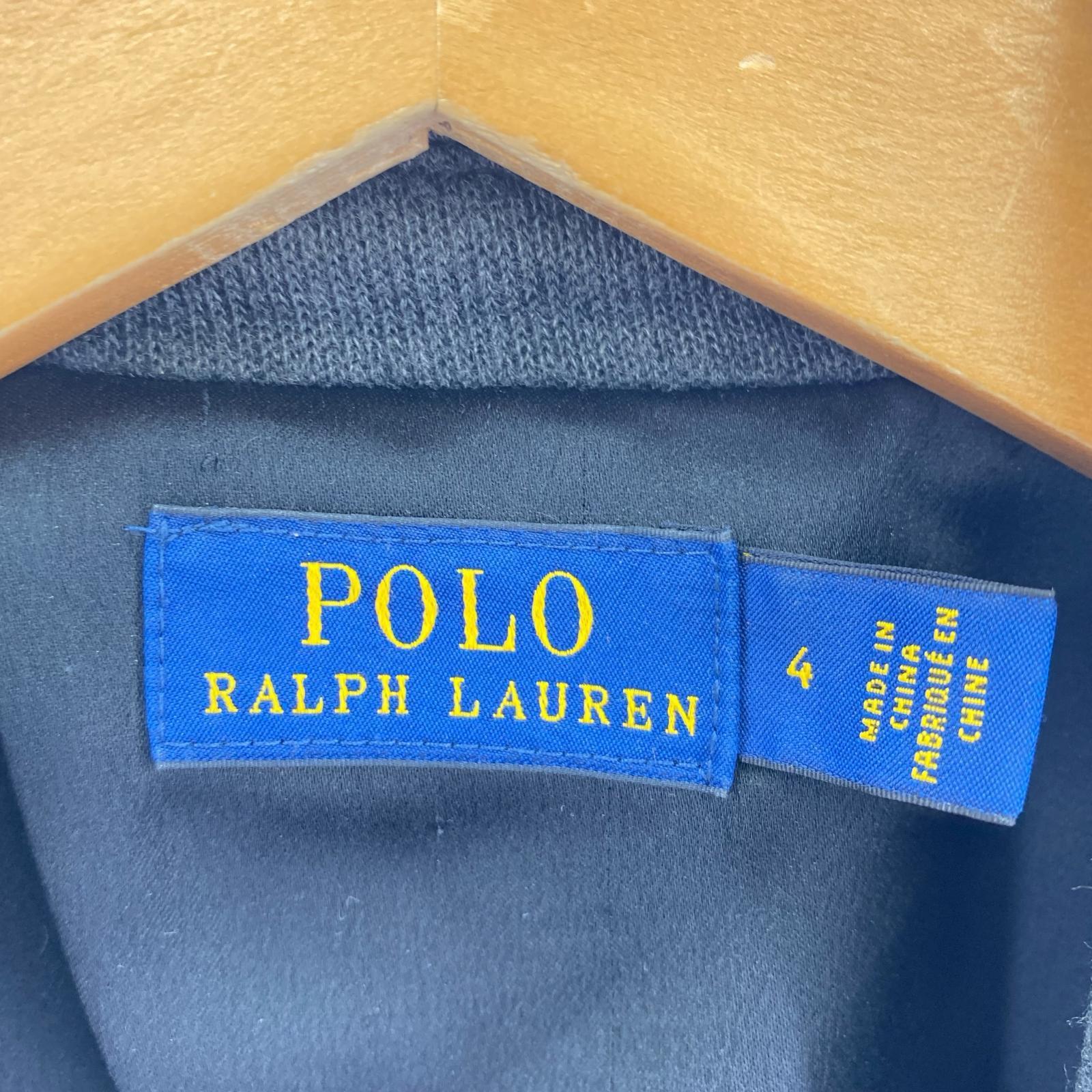 テーラードジャケット POLO RALPH LAUREN テーラードジャケット・ブレザー エンブレム サイズ4 グレー 4 グレー
