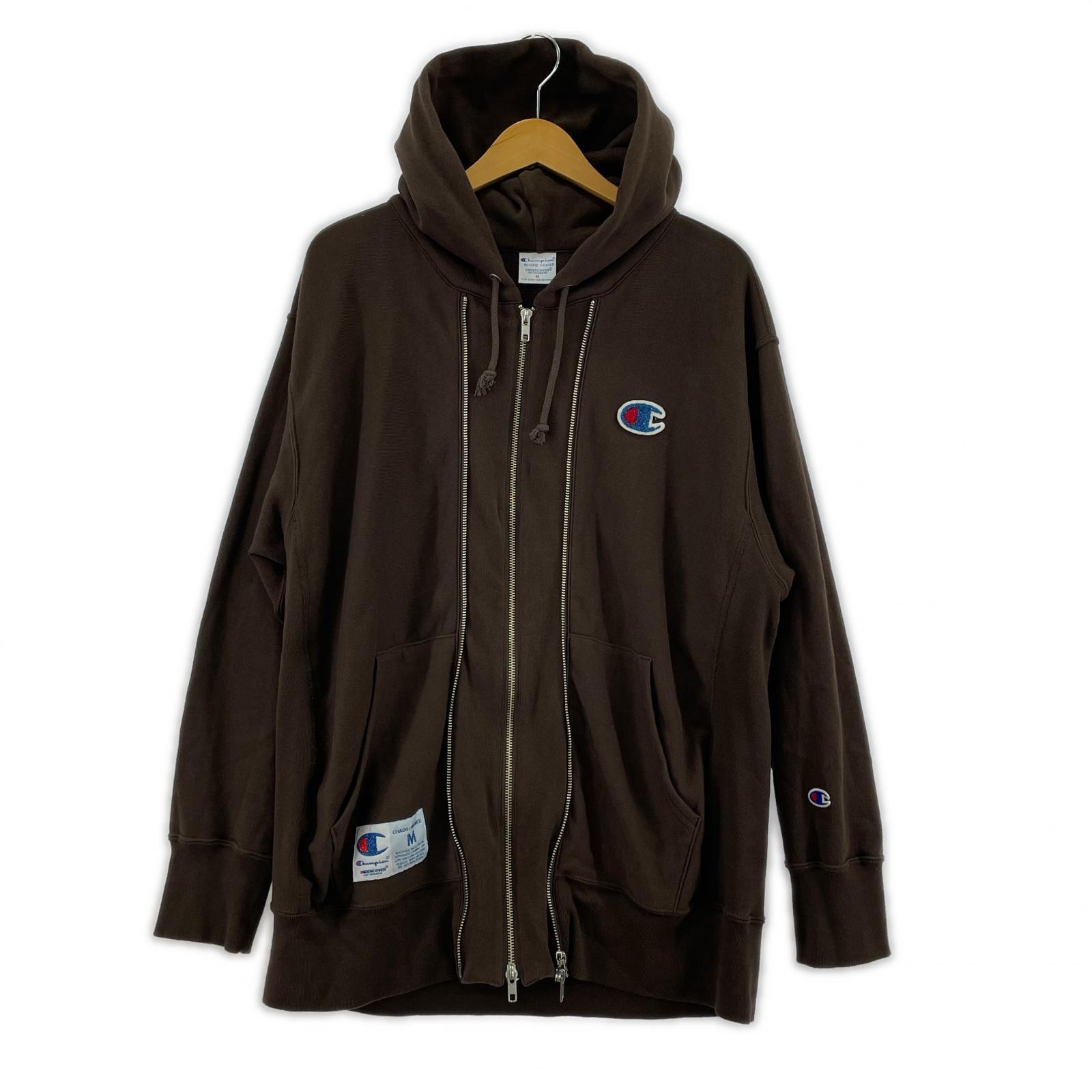 パーカー Champion×undercover M ブラウン