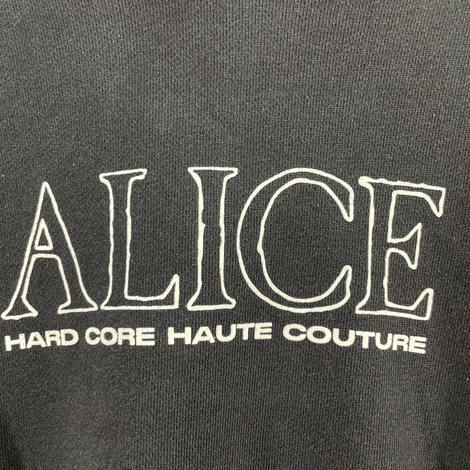 パーカー ALICE HOLLYWOOD ALICEDE METAL PO HOODIE L ブラック