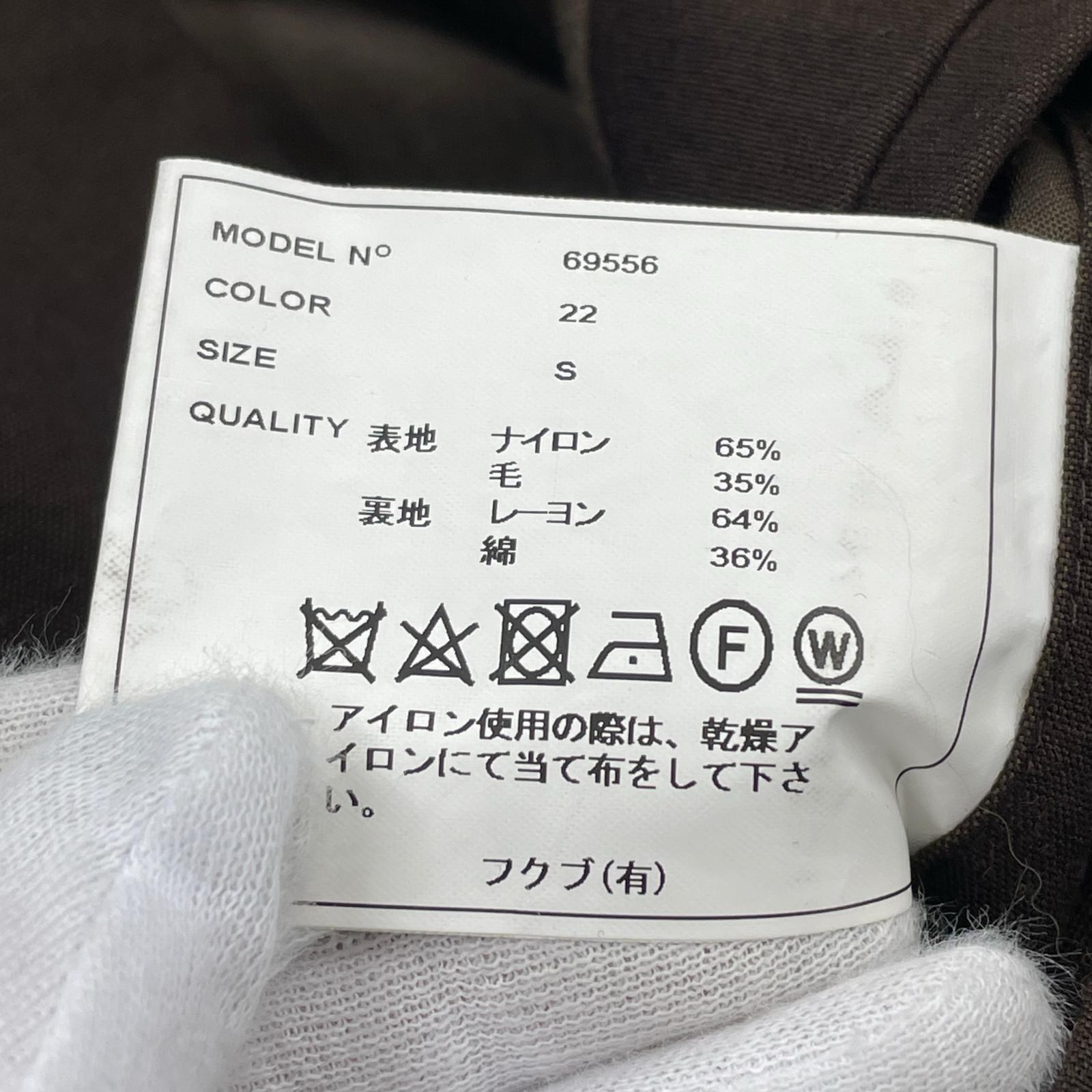 その他アウター ステンカラーコート 茶 S S ブラウン