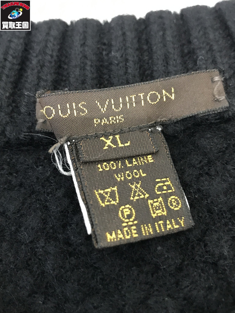 ダミエ ニット 黒(XL)