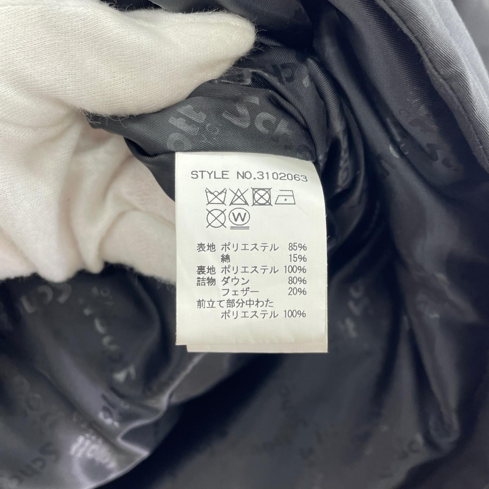 ダウンジャケット 2TONE DOWN PARKA(M) M ブラック