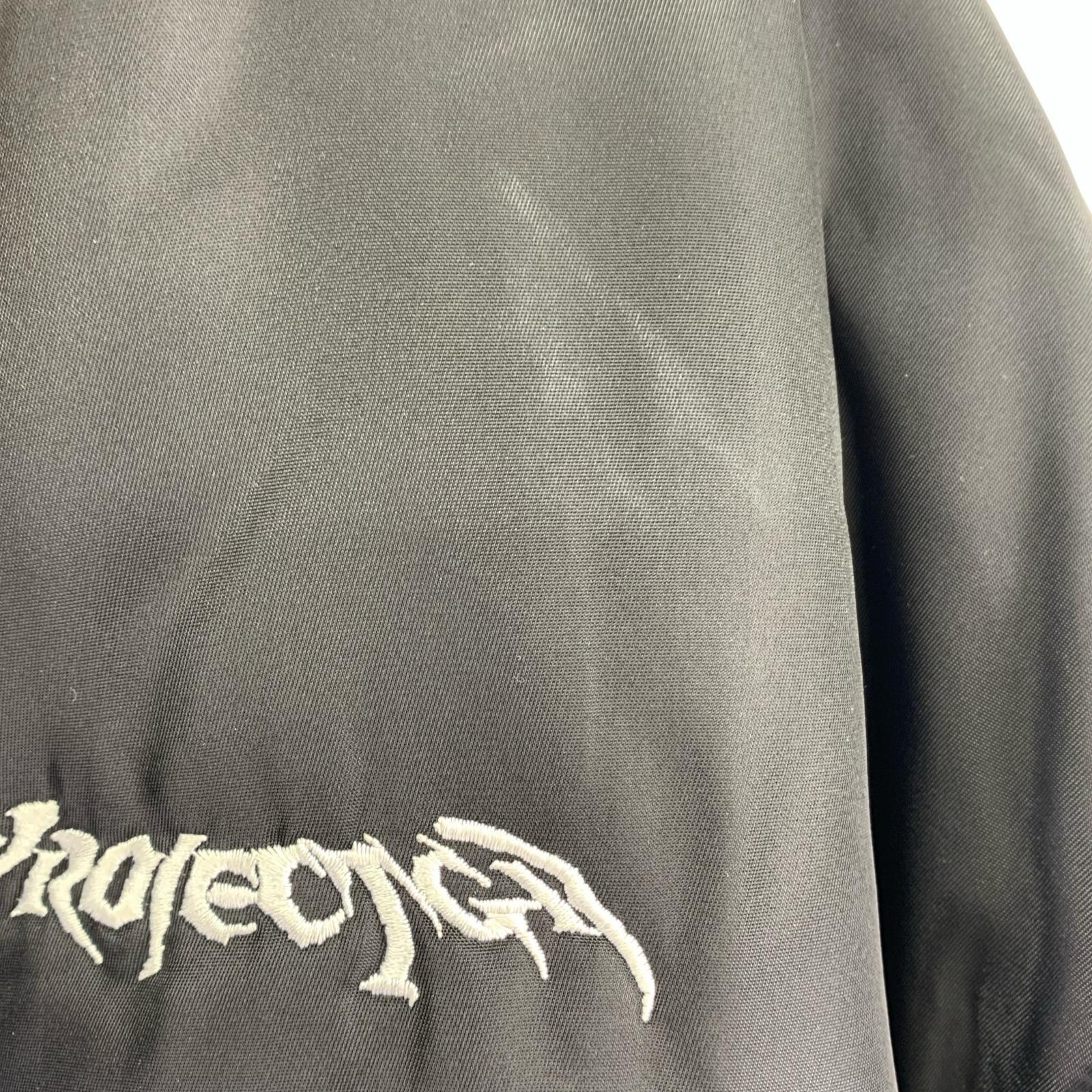 ジャケット PROJECT G/R 23AW METALIC BOMBER JACKET 3 3 ブラック