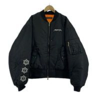 ジャケット PROJECT G/R 23AW METALIC BOMBER JACKET 3 3 ブラック