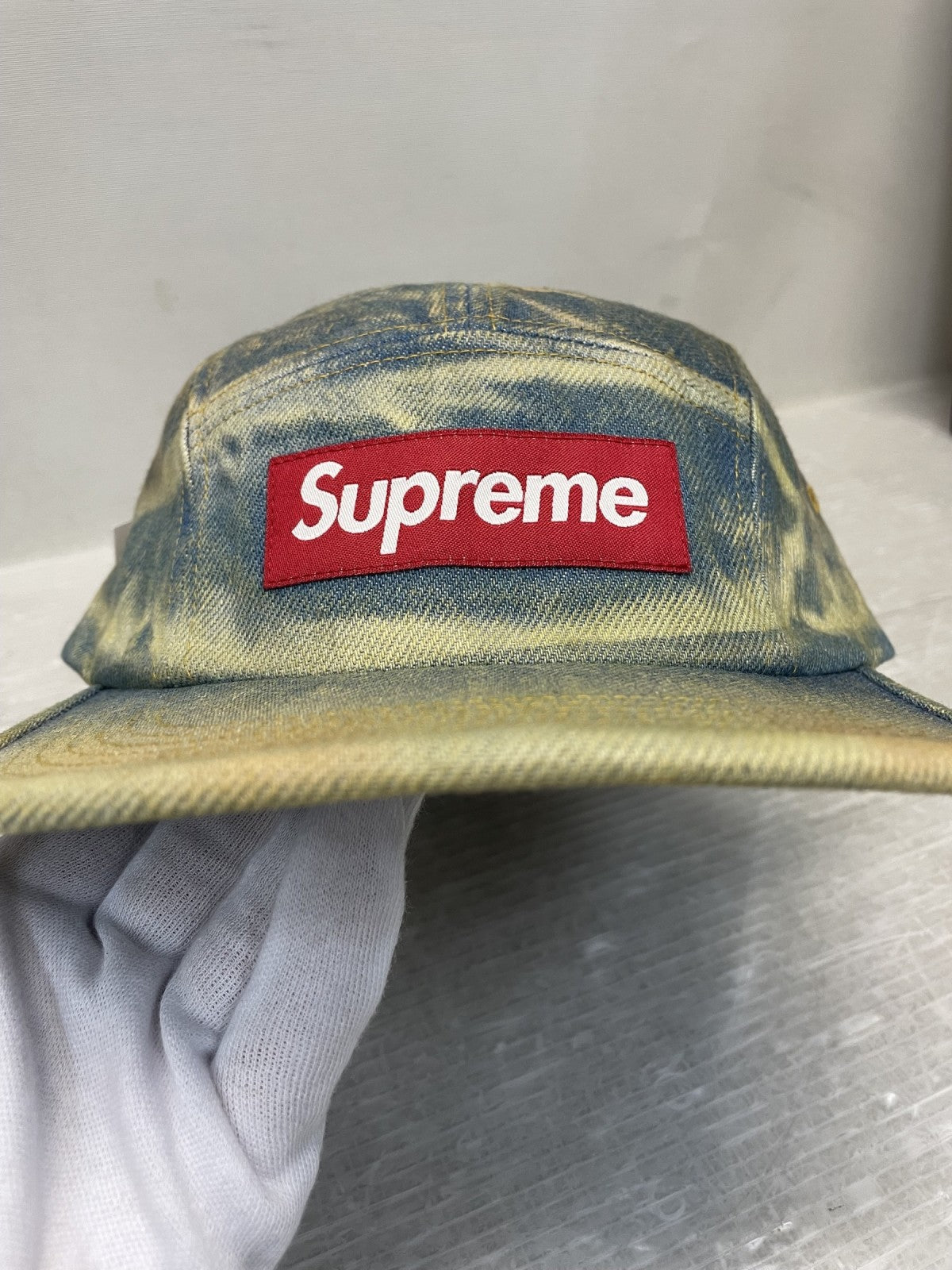 キャップ Supreme 25AW Denim Camp Cap Dirty Indigo