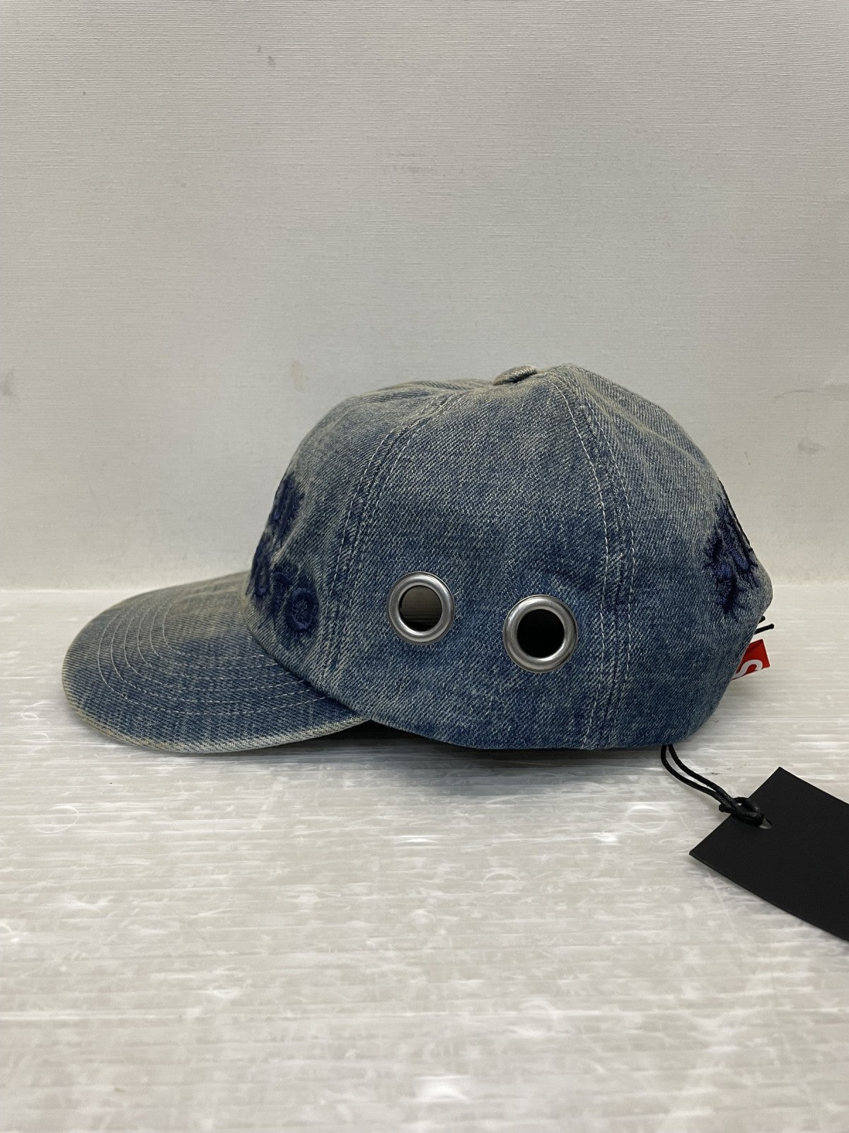 キャップ Supreme×Y’s 25AW Grommet 6Panel Cap Washed Blue