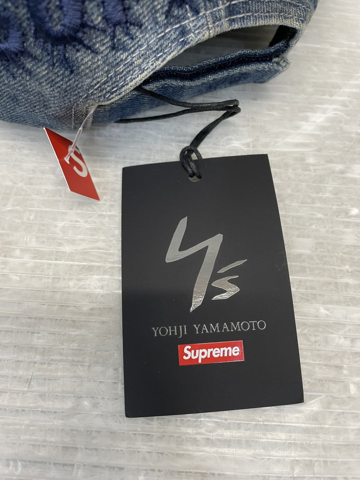 キャップ Supreme×Y’s 25AW Grommet 6Panel Cap Washed Blue