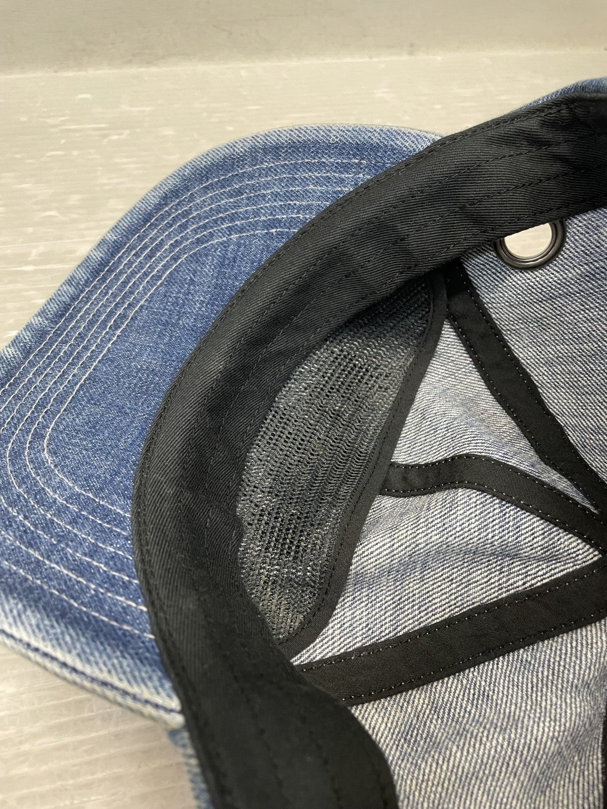 キャップ Supreme×Y’s 25AW Grommet 6Panel Cap Washed Blue