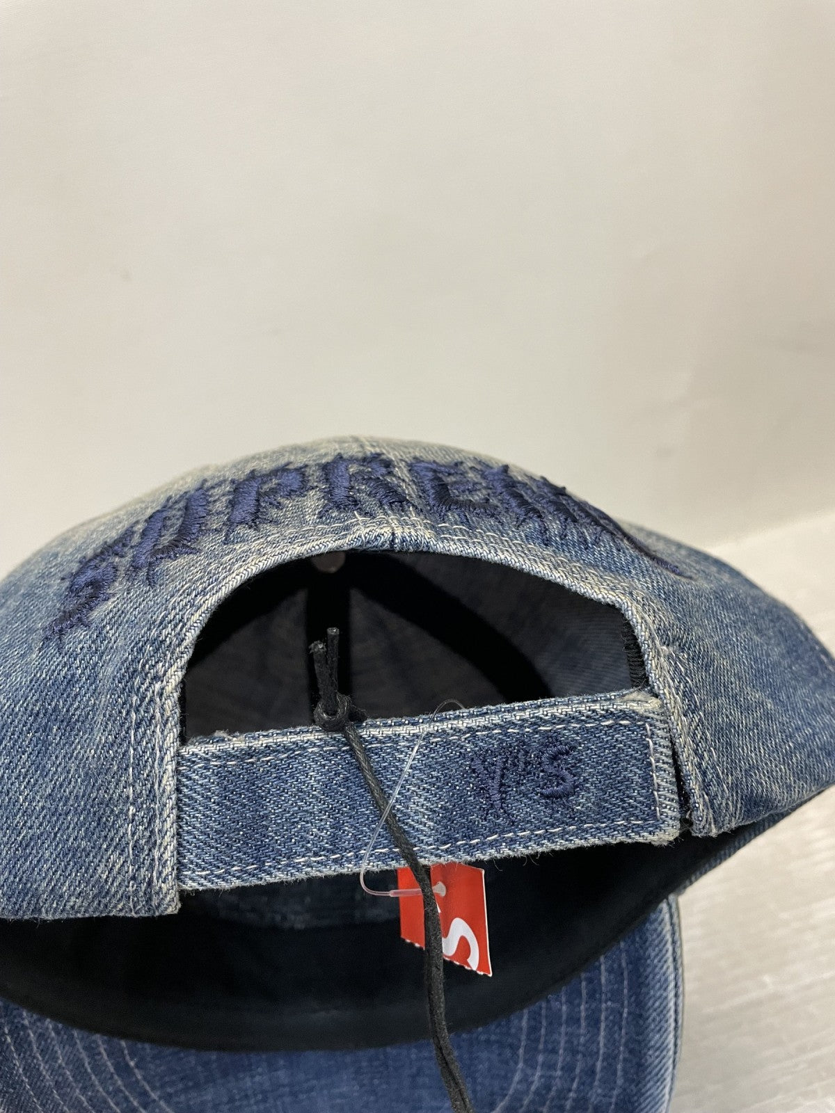 キャップ Supreme×Y’s 25AW Grommet 6Panel Cap Washed Blue