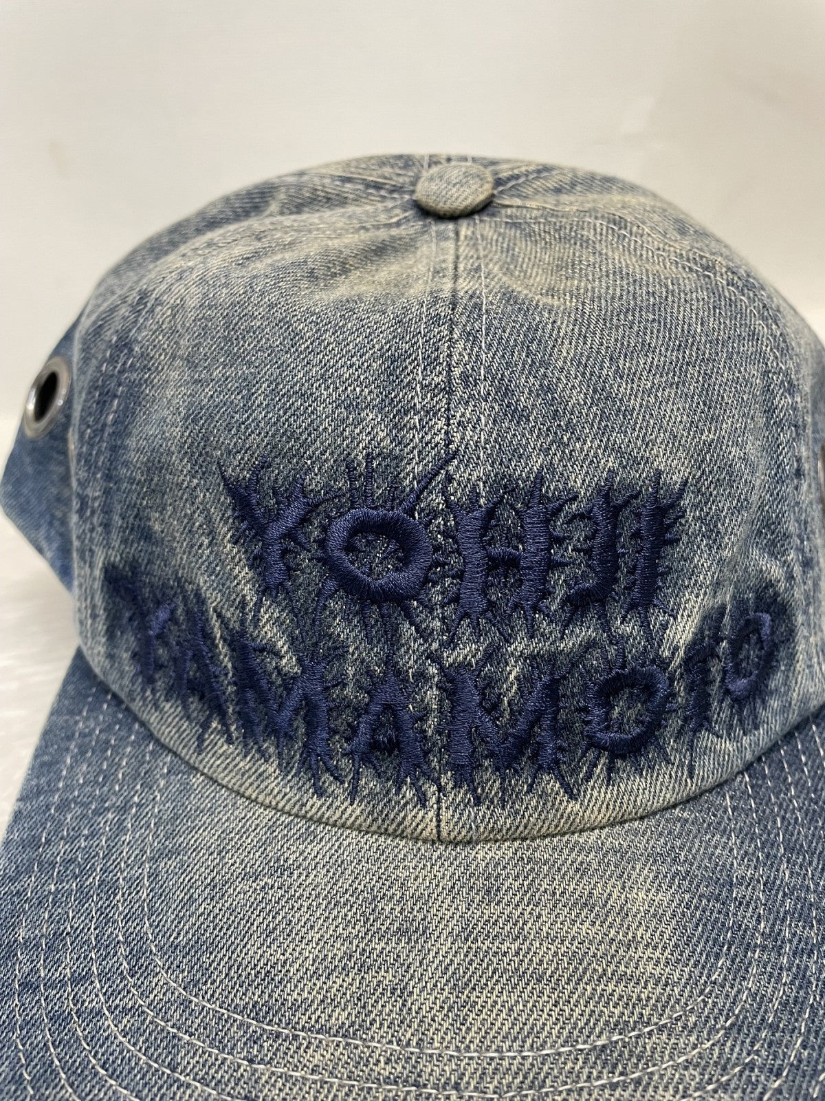 キャップ Supreme×Y’s 25AW Grommet 6Panel Cap Washed Blue