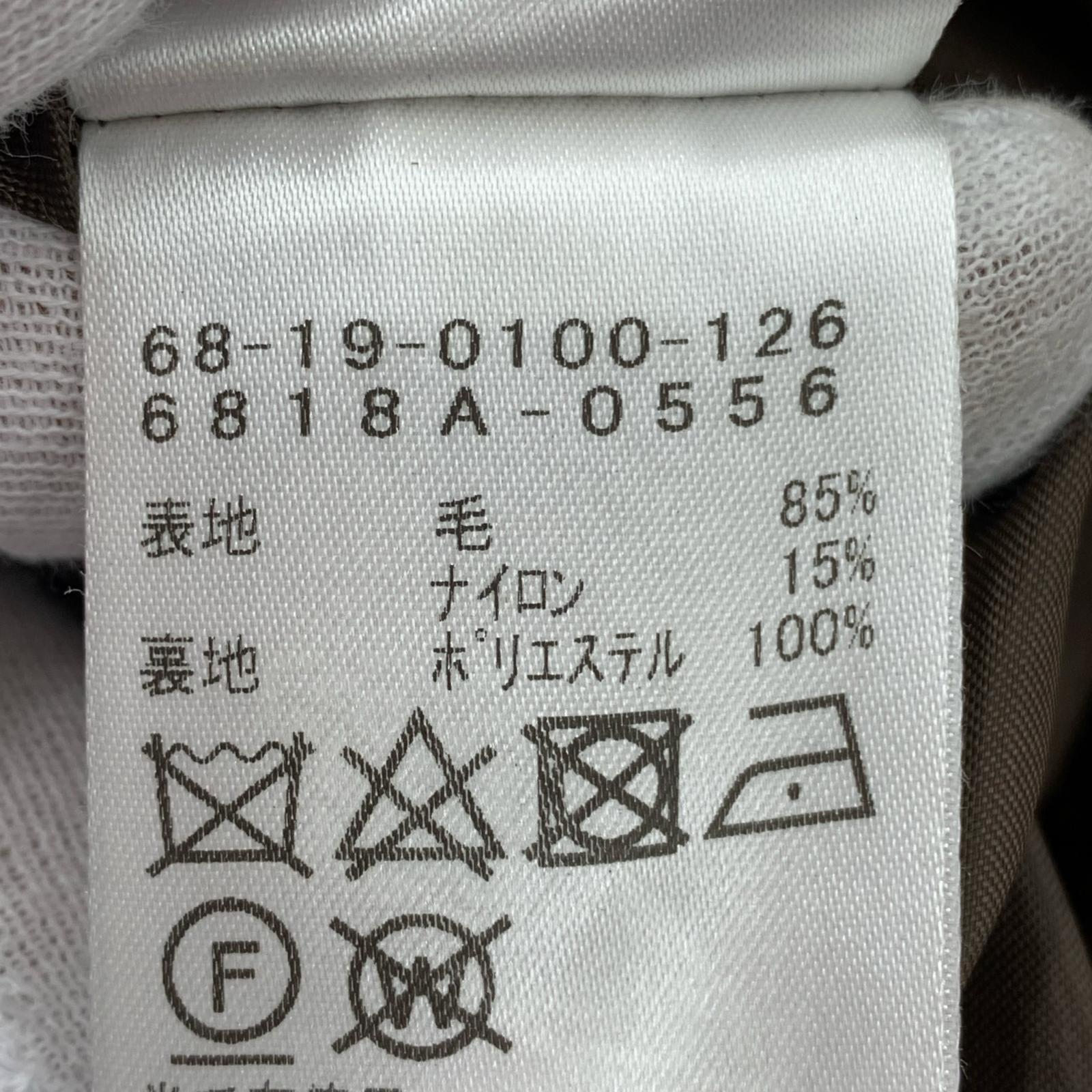 その他アウター タオル地 ノーカラー 36 ブラウン