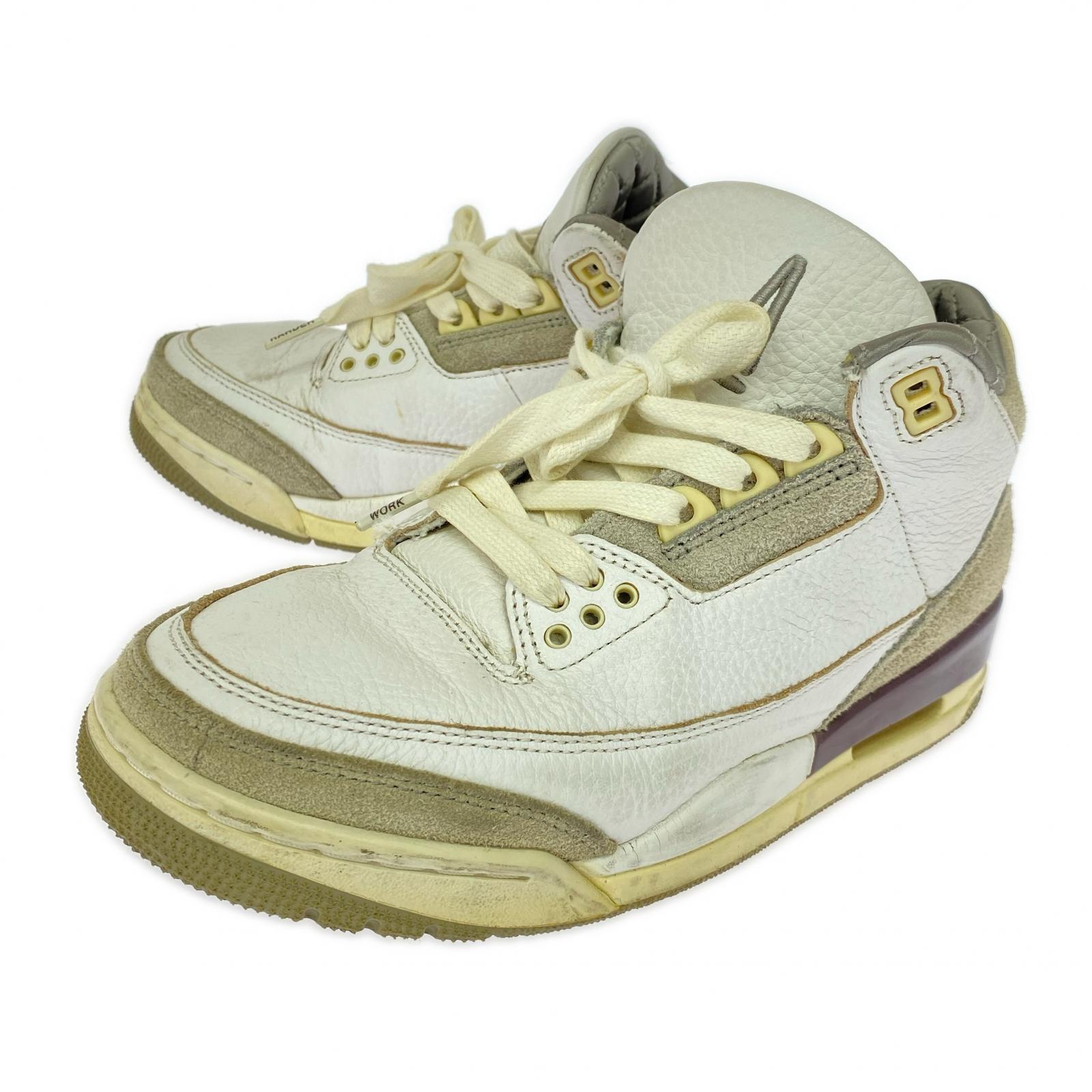 スニーカー A Ma Maniere Air Jordan 3 Retro SP 24cm 24cm (US6 UK5 1/2 EU38) ホワイト