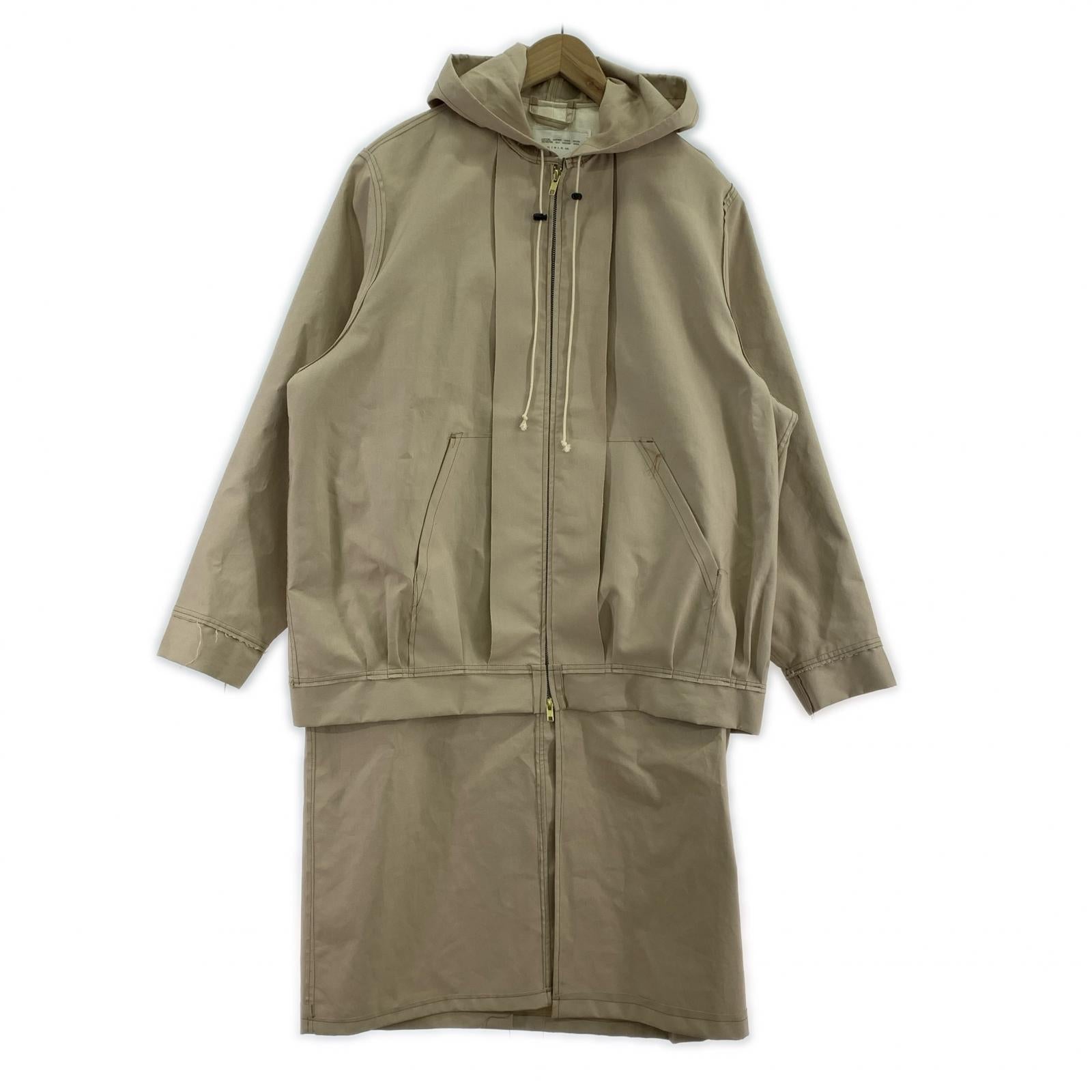 ジャケット 23AW RESEARCH MIXED COAT MACKINTOSH XS ベージュ