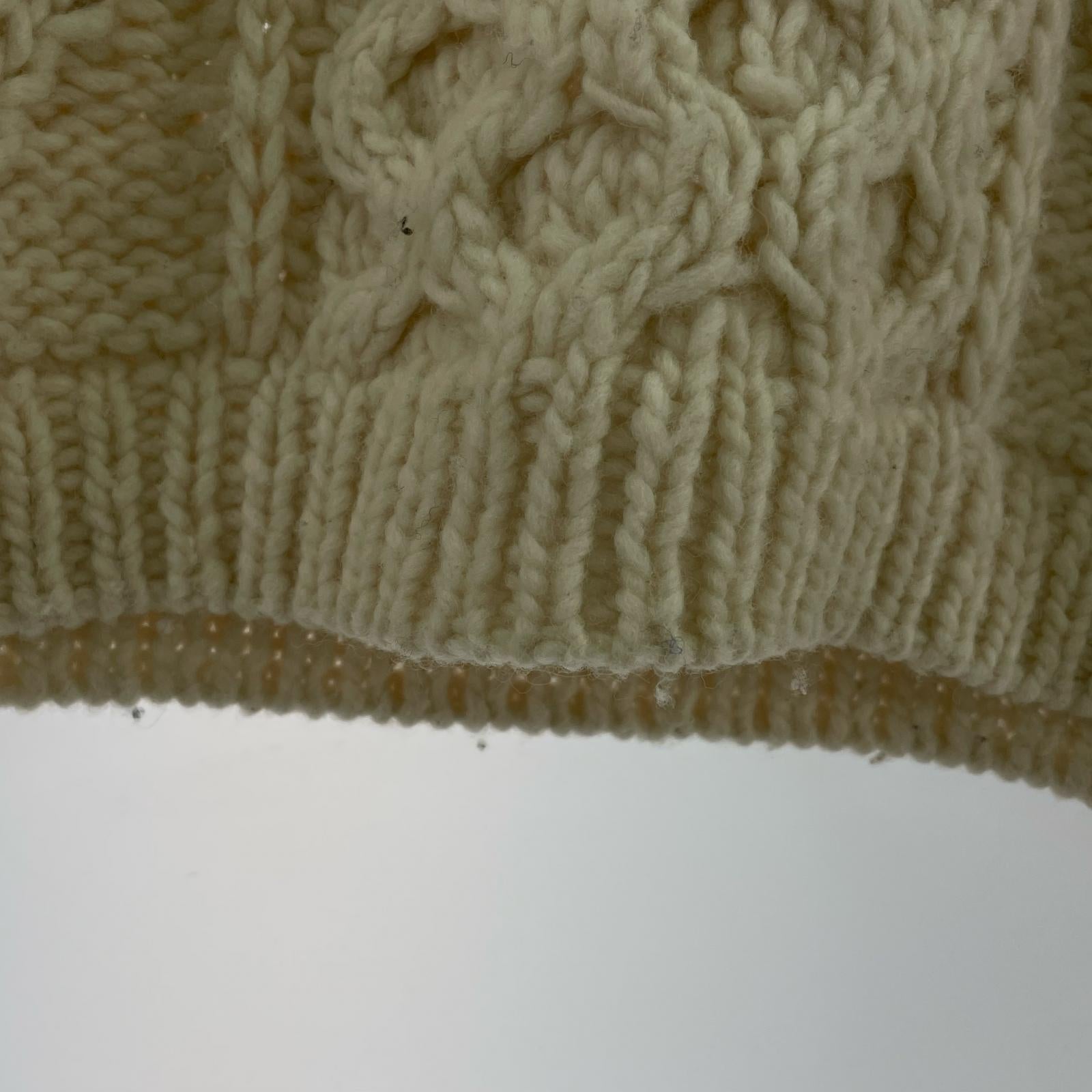 ニット Pattern Hand Knit ホワイト