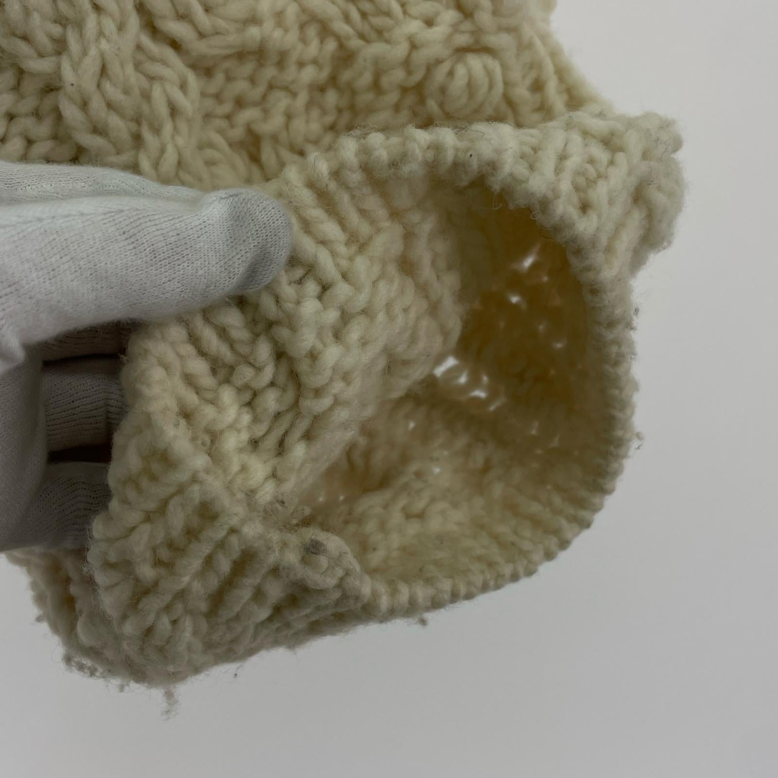 ニット Pattern Hand Knit ホワイト