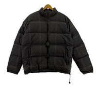 ダウンジャケット 90s STUSSY ダウンジャケット グレー チェック (XL) グレー