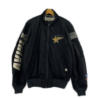 ジャケット AVIREX STREET GEAR TRACK MA-1 L ブラック