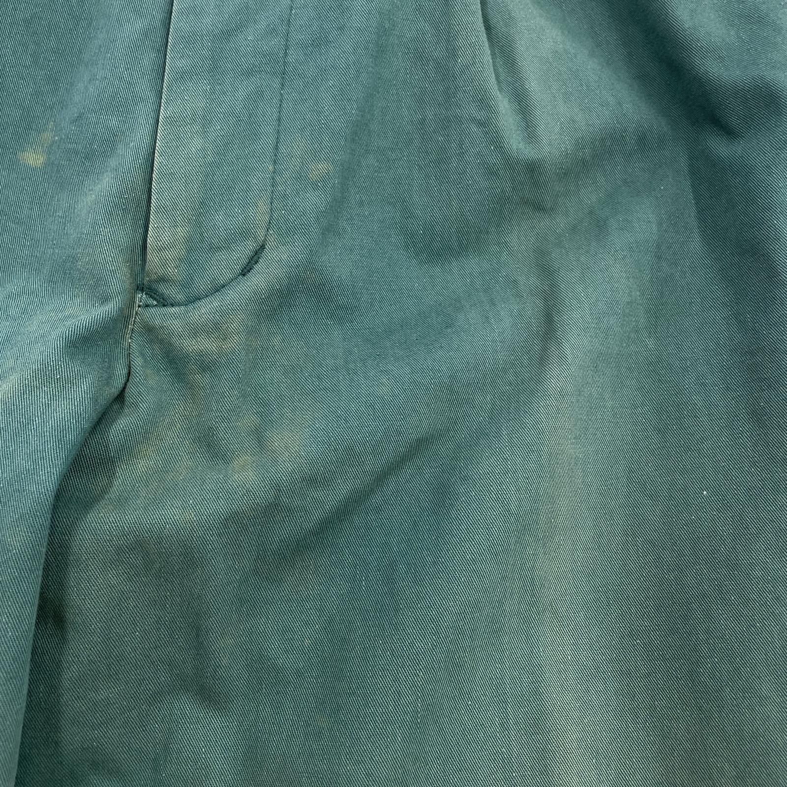 パンツ GARMENT DYED CROPPED PANTS S グリーン