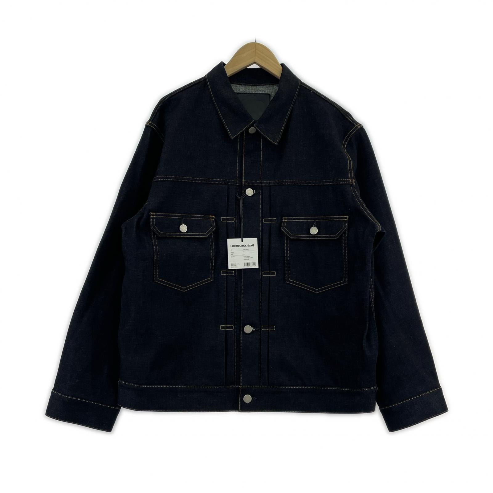 デニムジャケット MOMOTARO JEANS TOKUNO BLUE 14.7oz (XL) ブルー