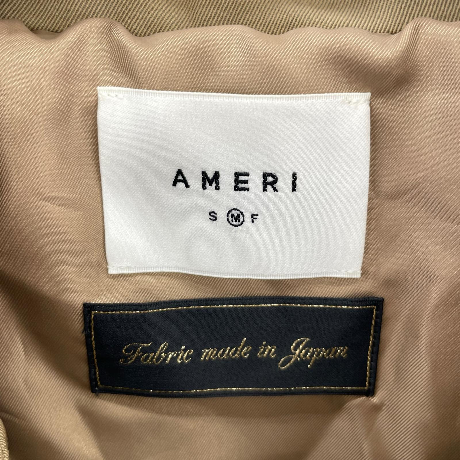 ジャケット ウール トレンチコート M ベージュ