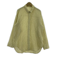 長袖シャツ SHRINK FLOWER SHIRT YEL ししゅ フリー グリーン