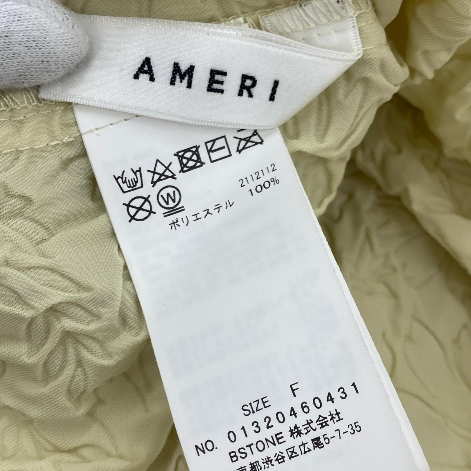 長袖シャツ SHRINK FLOWER SHIRT YEL ししゅ フリー グリーン