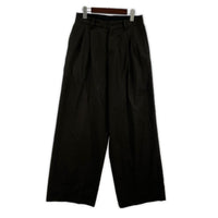 パンツ シュタイン LONG WIDE TROUSERS PANTS BRNBRN S ブラウン
