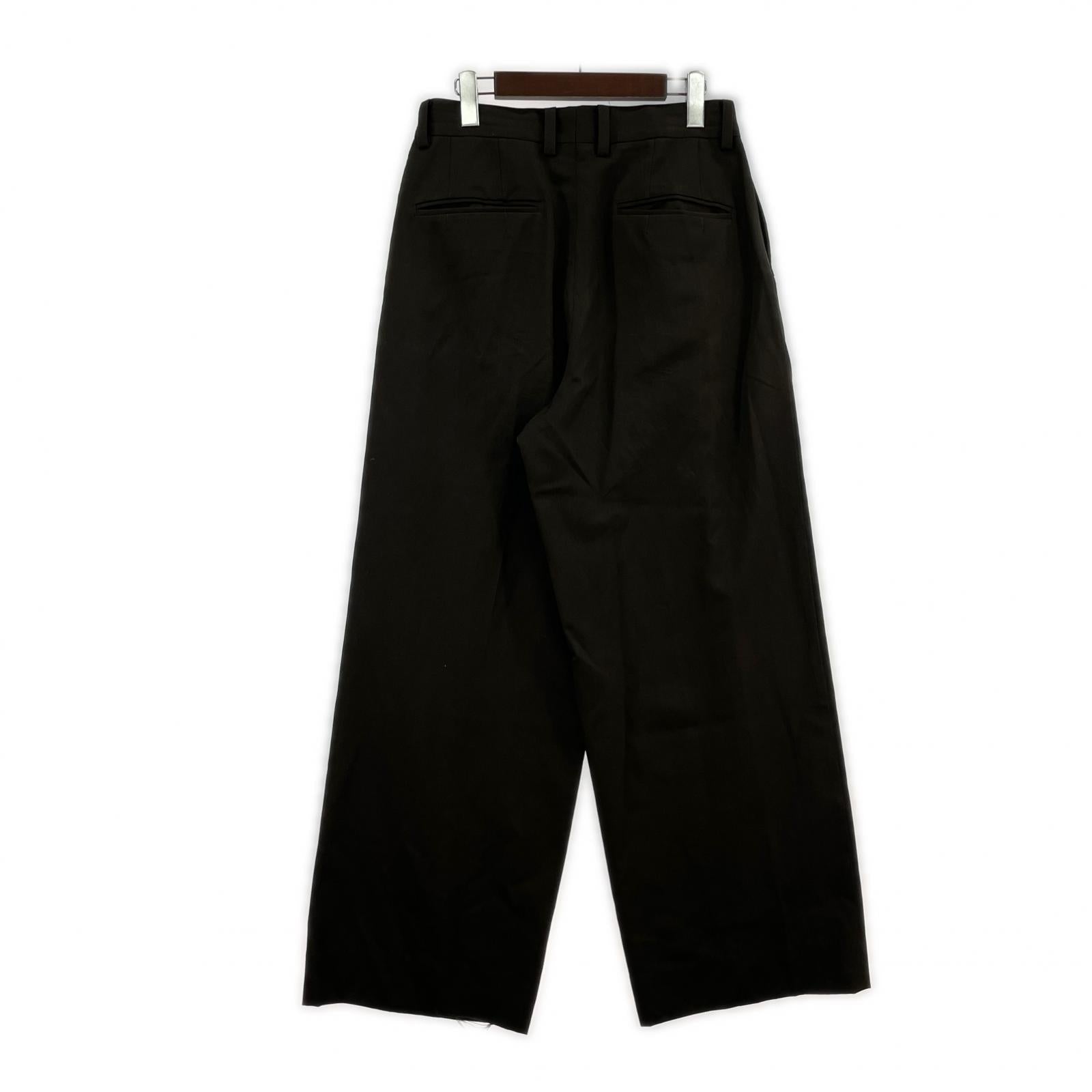 パンツ シュタイン LONG WIDE TROUSERS PANTS BRNBRN S ブラウン