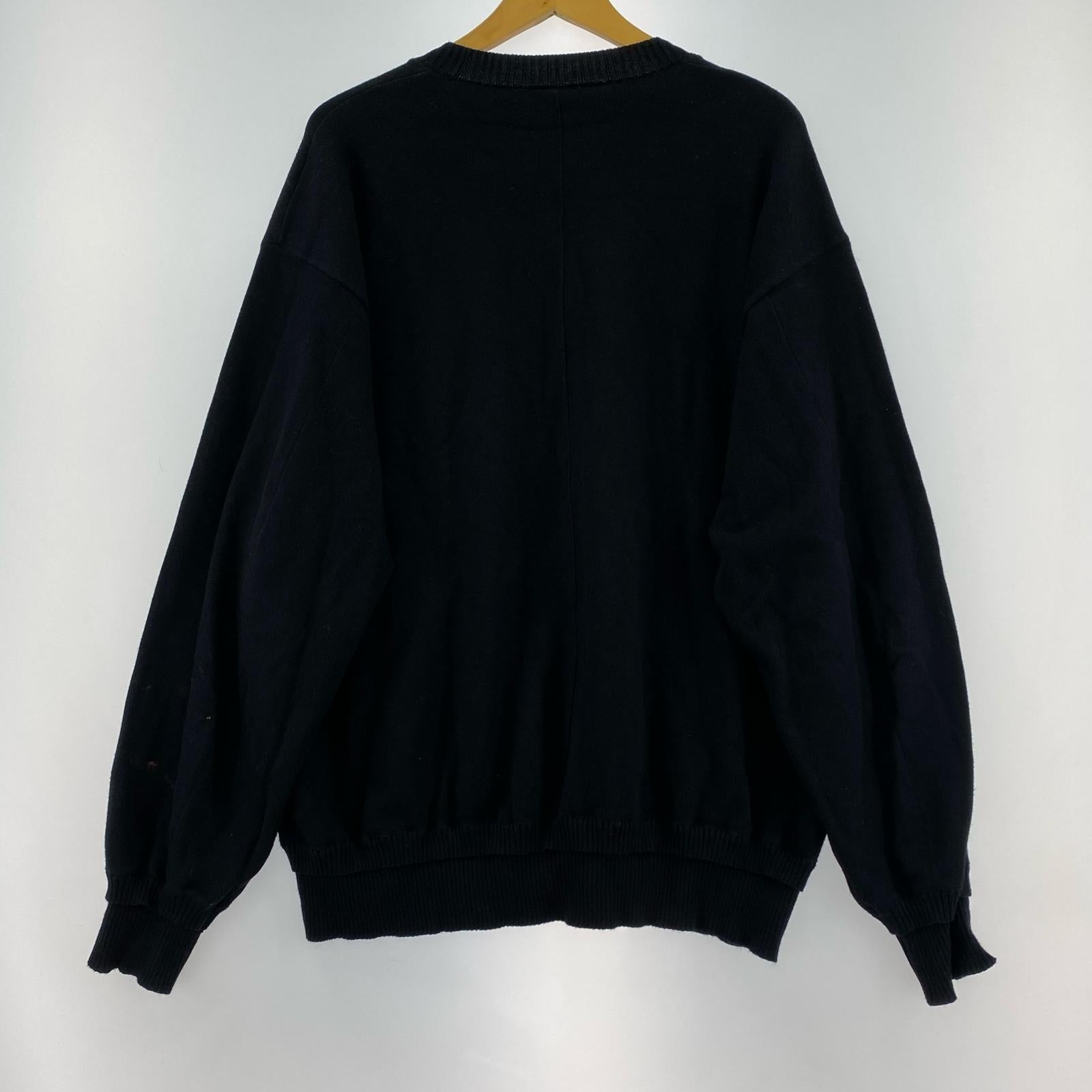 ニット stein COTTON SMOOTH KNIT LS BLK M ブラック