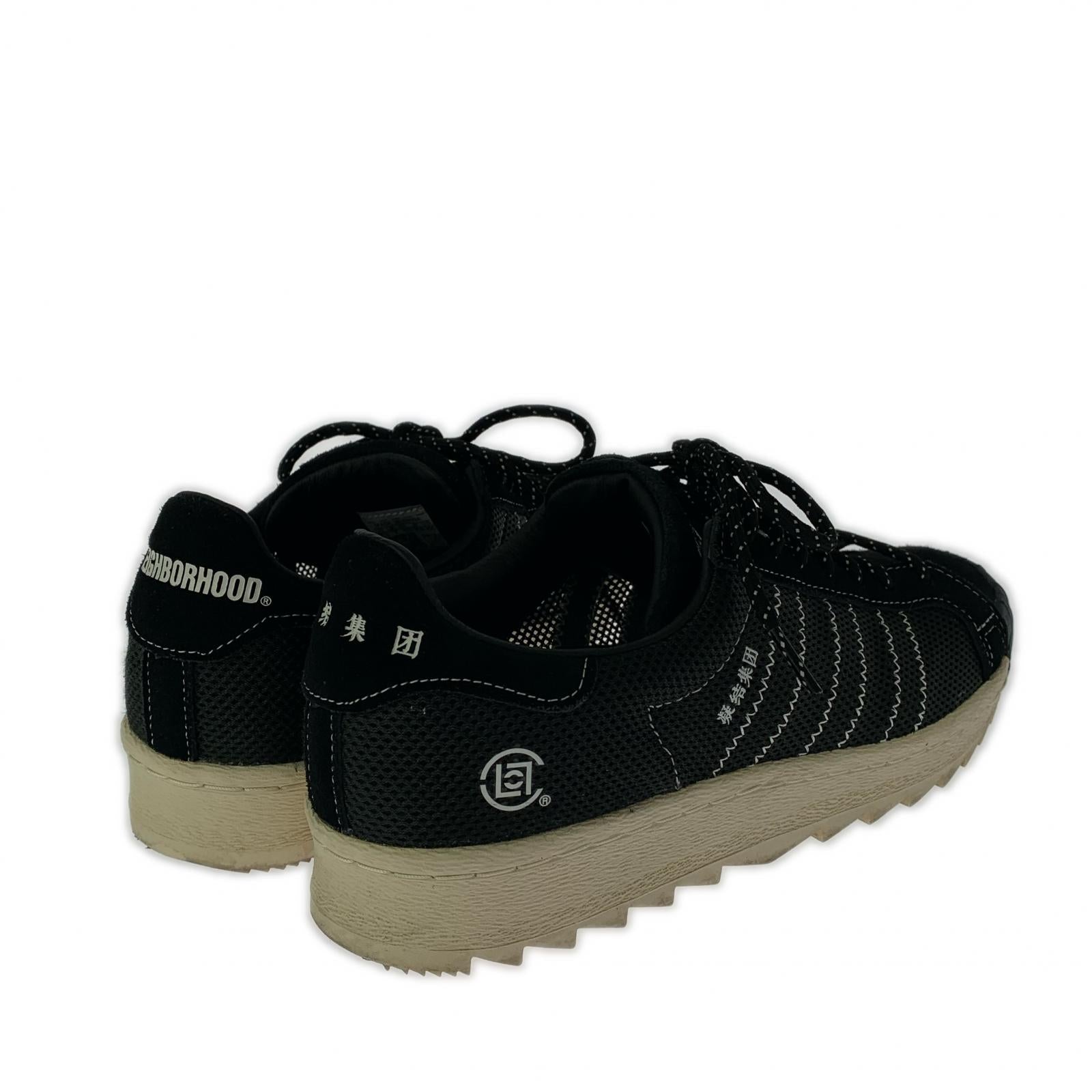 スニーカー NEIGHBORHOOD adidas CLOT スニーカー 25.5 25.5cm (US7 1/2 UK7 EU41) ブラック