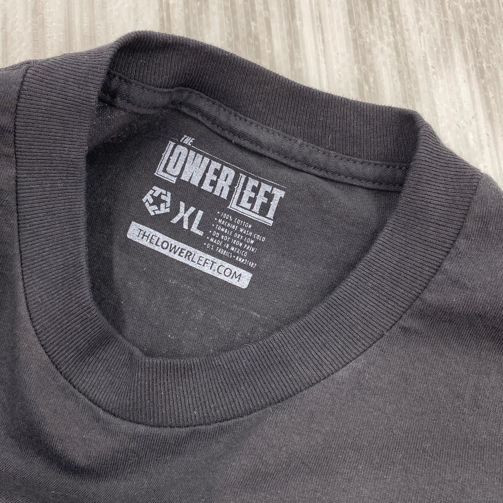 半袖Tシャツ LOWERLEFT/黒