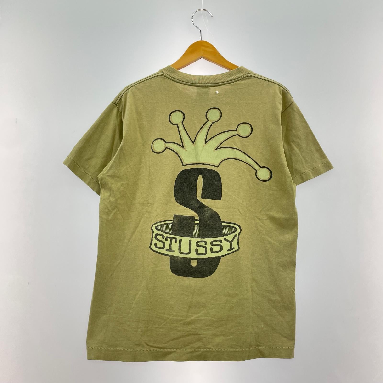 半袖Tシャツ 90s USA製 白タグ S Logo クラウン Tシャツ (M) ベージュ M ベージュ