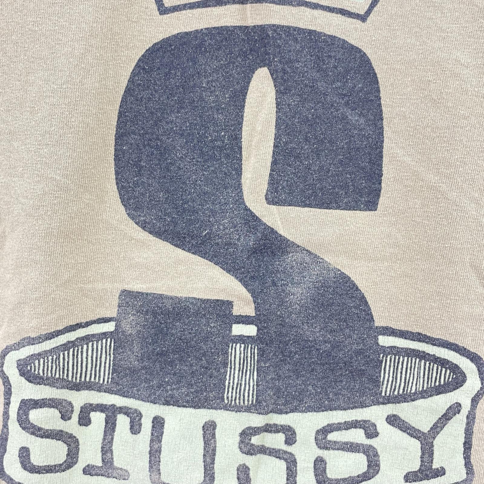半袖Tシャツ 90s USA製 白タグ S Logo クラウン Tシャツ (M) ベージュ M ベージュ