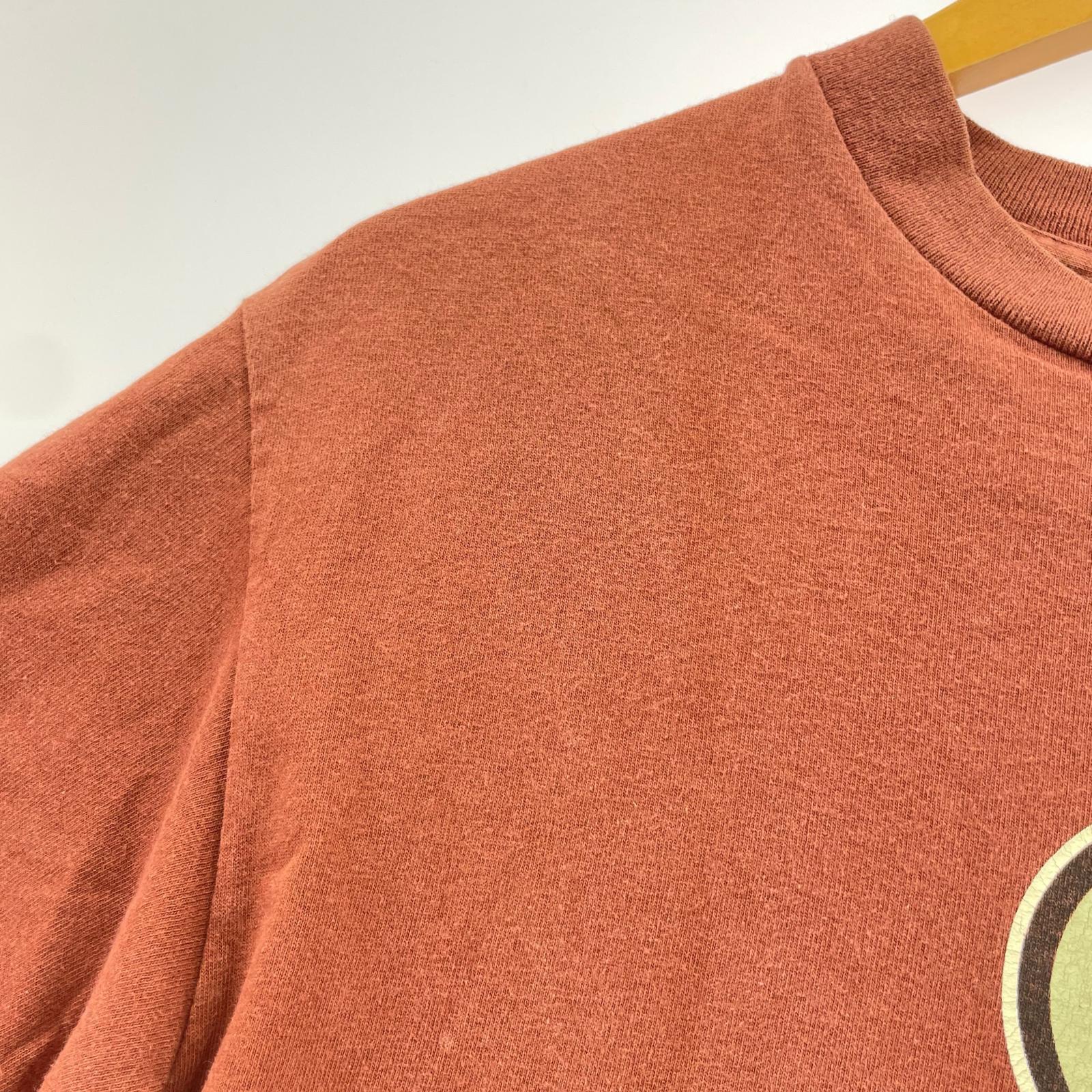 半袖Tシャツ 80s-90s USA製 黒タグ S Logo Tシャツ(M) エンジ M レッド