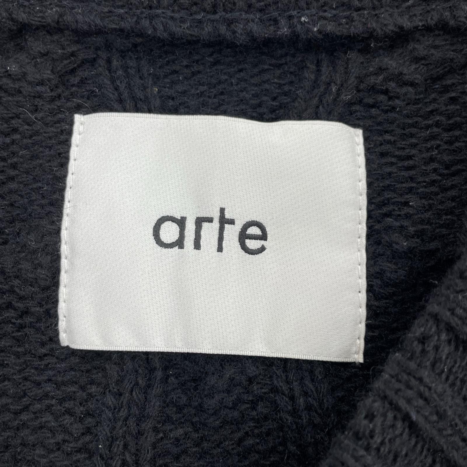 ニット Arte Antwerp 25AW ARTE KNIT SWEATER ブラック