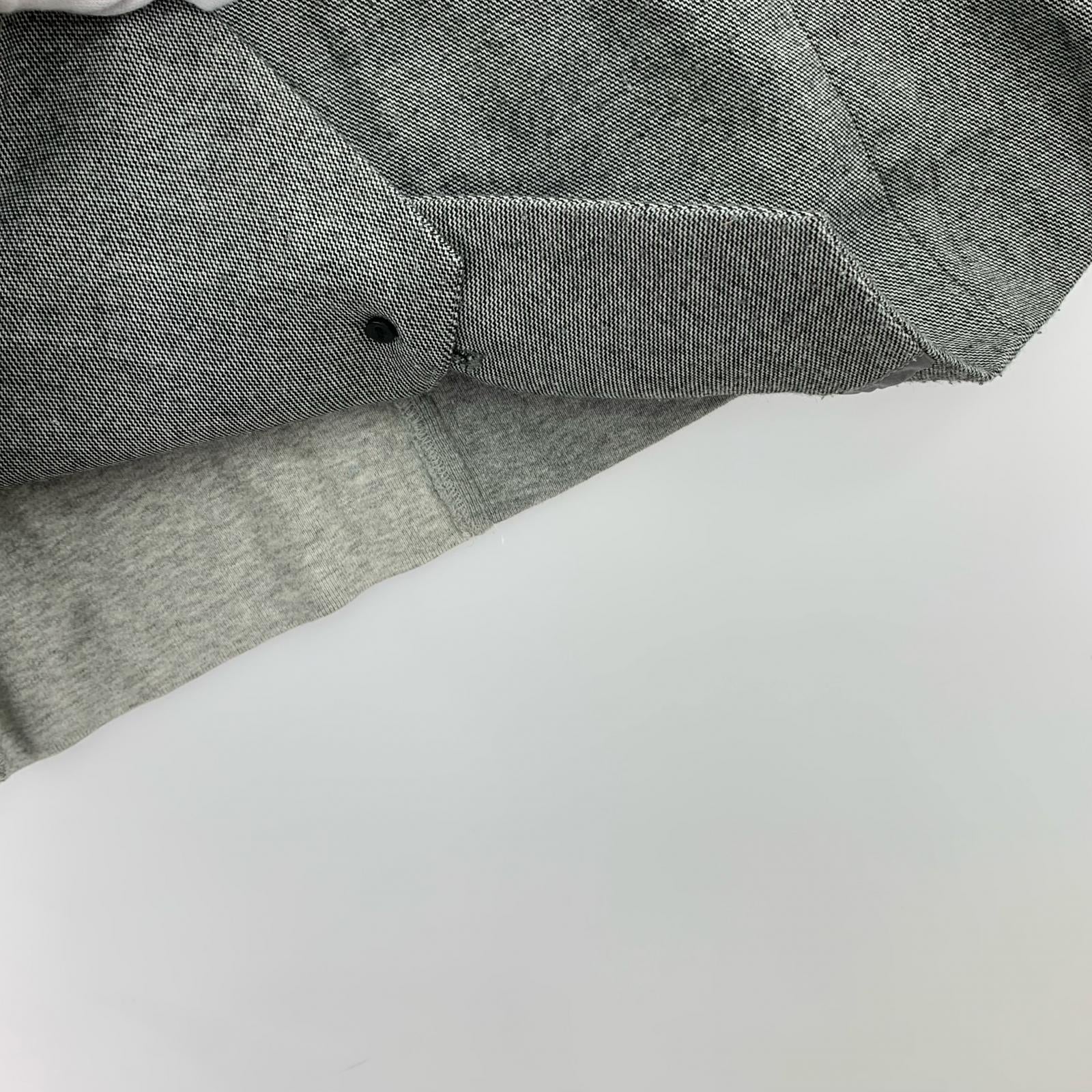 長袖シャツ 03AW PEPER DOLL期 ドッキング スウェット切替 (M) M グレー
