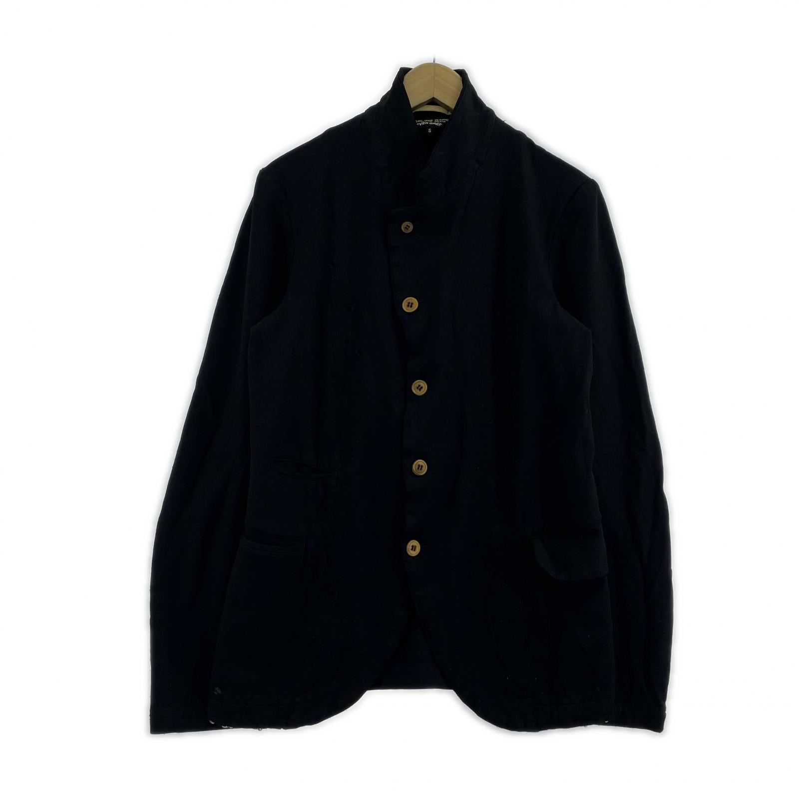 ジャケット COMME des GARCONS HOMME PLUS EVER GREEN 07ss チェーン装飾ジャケット S S ブラック