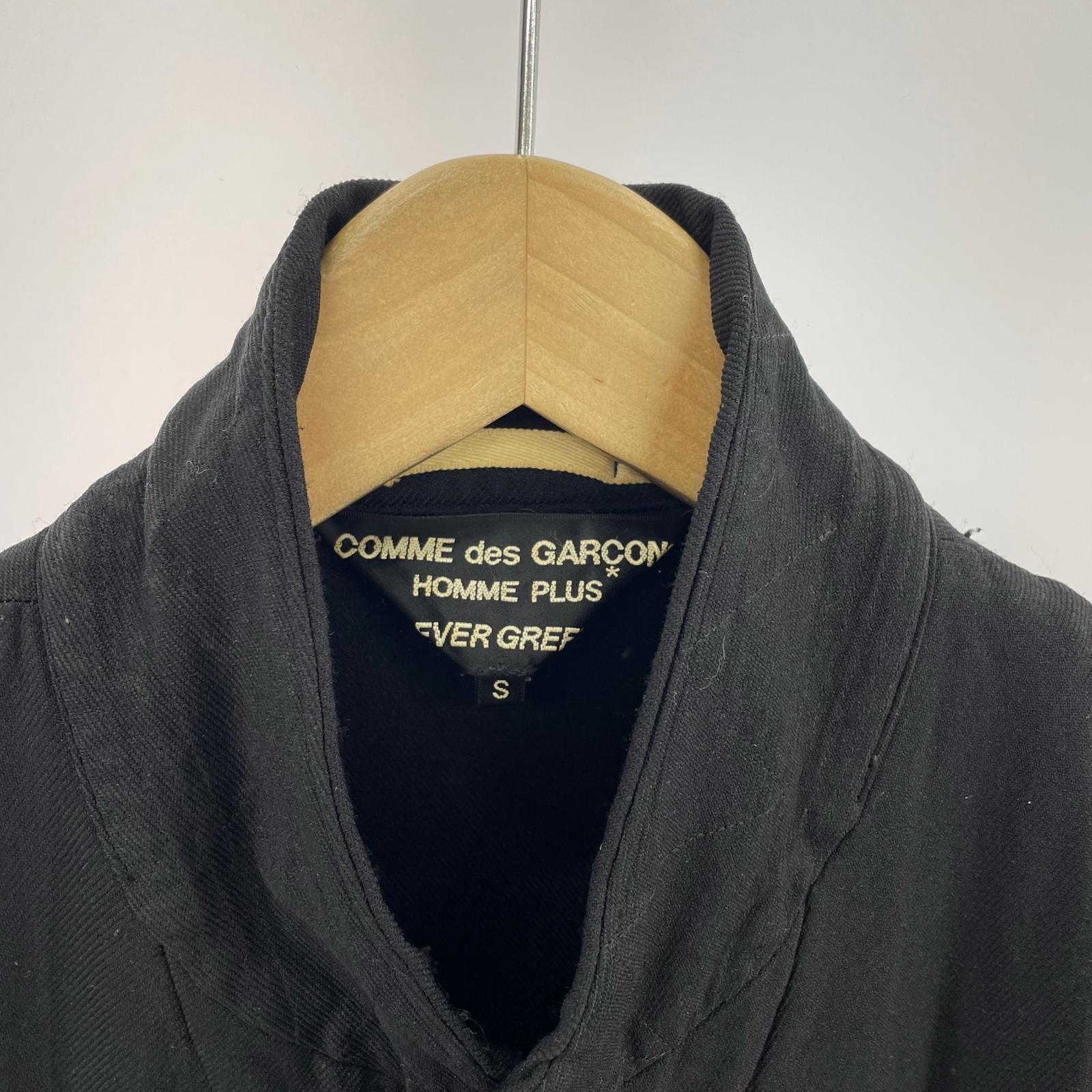 ジャケット COMME des GARCONS HOMME PLUS EVER GREEN 07ss チェーン装飾ジャケット S S ブラック