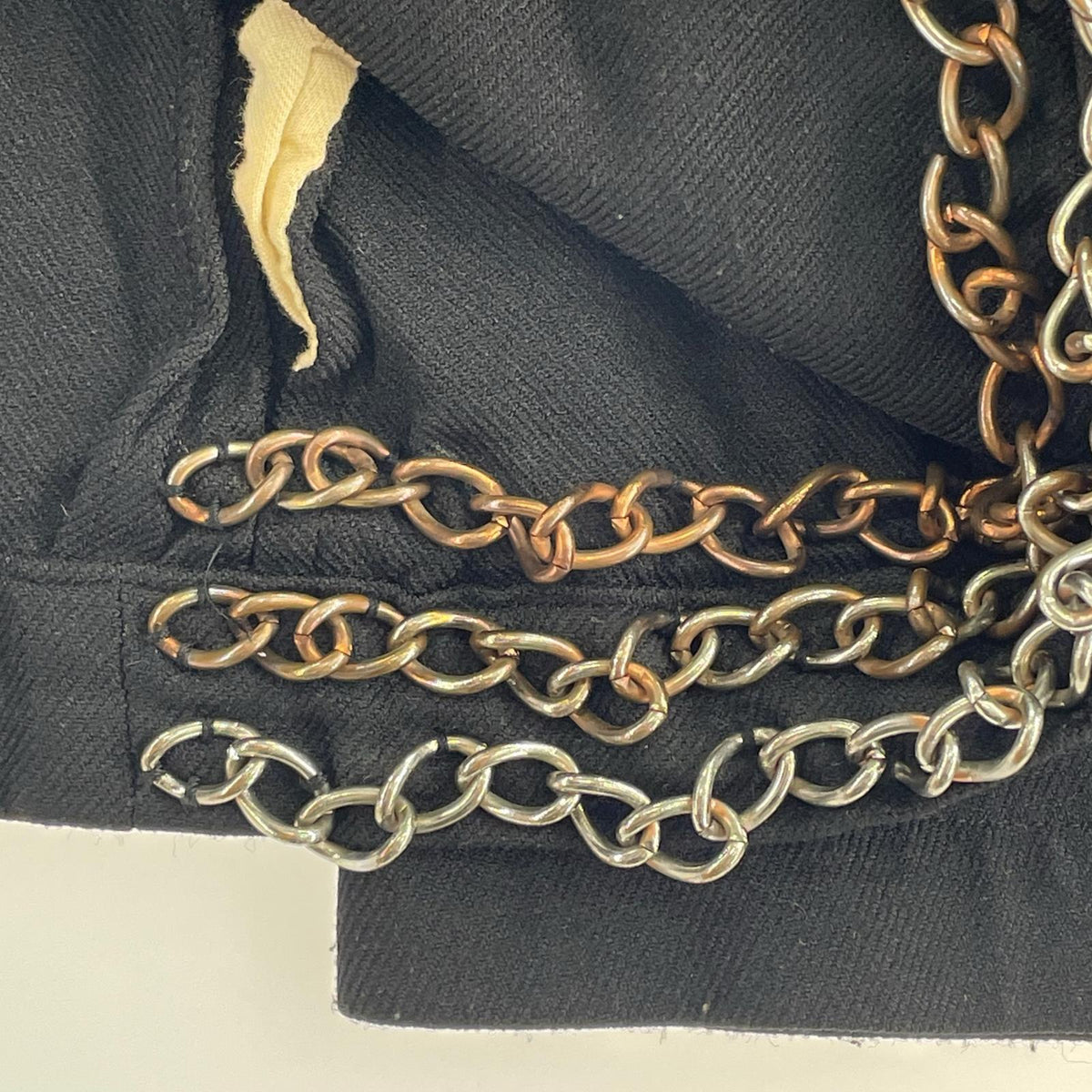 ジャケット COMME des GARCONS HOMME PLUS EVER GREEN 07ss チェーン装飾ジャケット S S ブラック