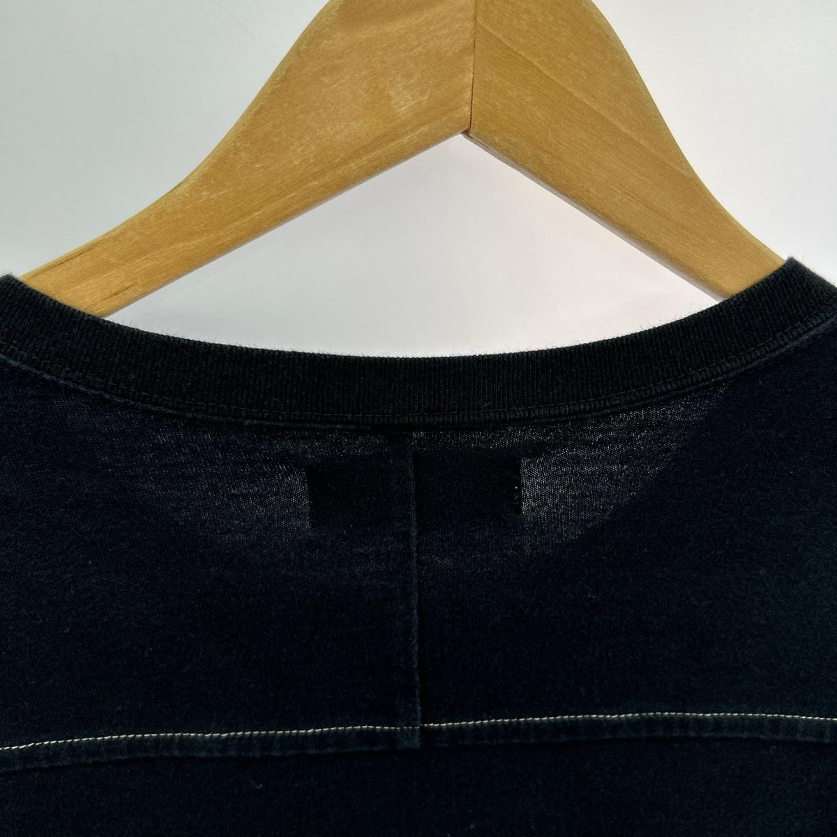 長袖Tシャツ S'YTE センターステッチ 七分丈カットソー ブラック