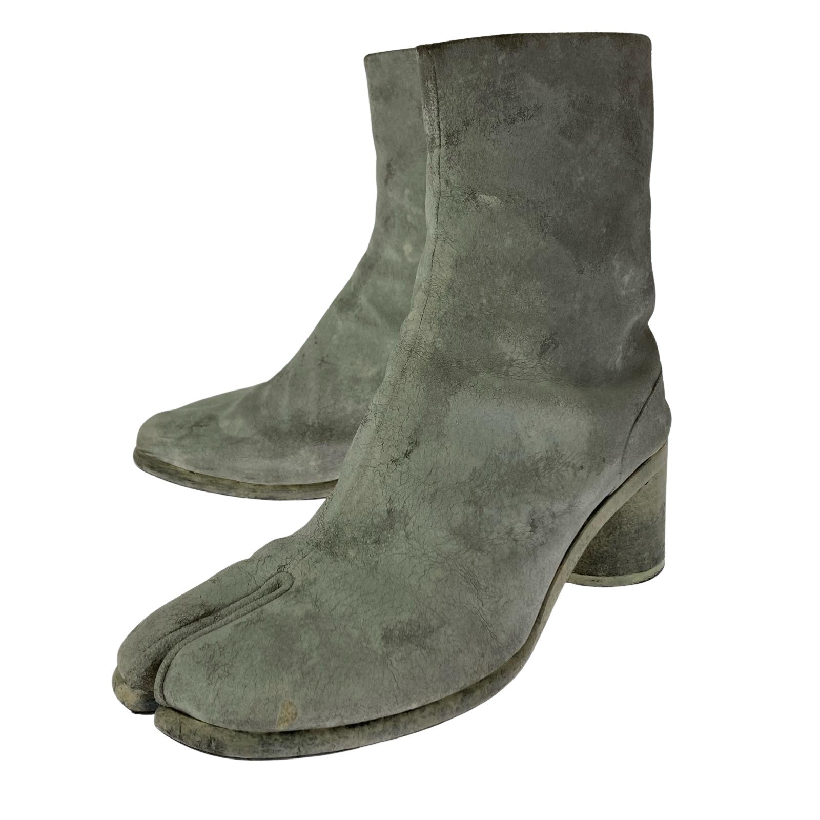 ブーツ MAISON MARGIELA ペンキ加工 足袋ブーツ ホワイト サイズ42 42 ホワイト