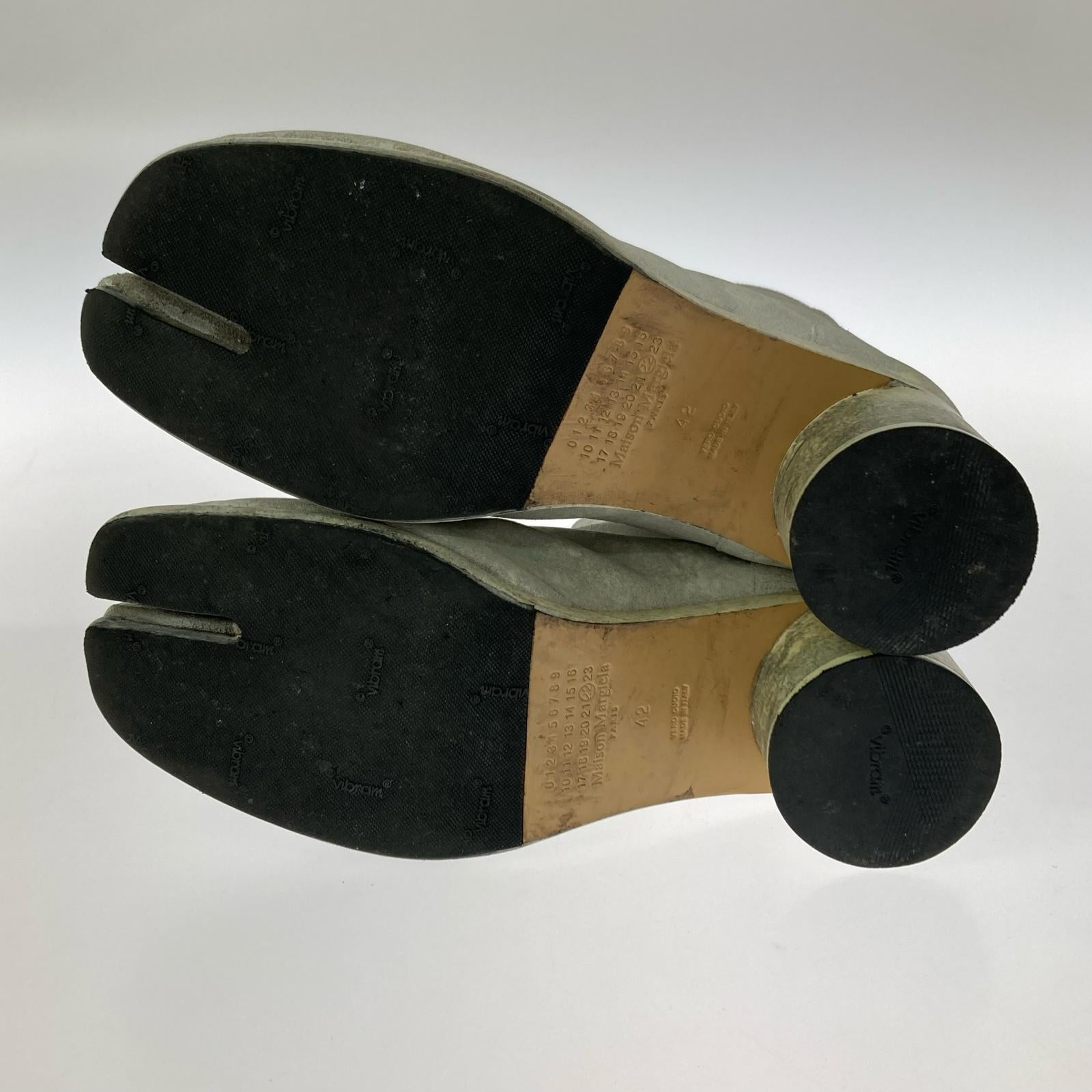 ブーツ MAISON MARGIELA ペンキ加工 足袋ブーツ ホワイト サイズ42 42 ホワイト