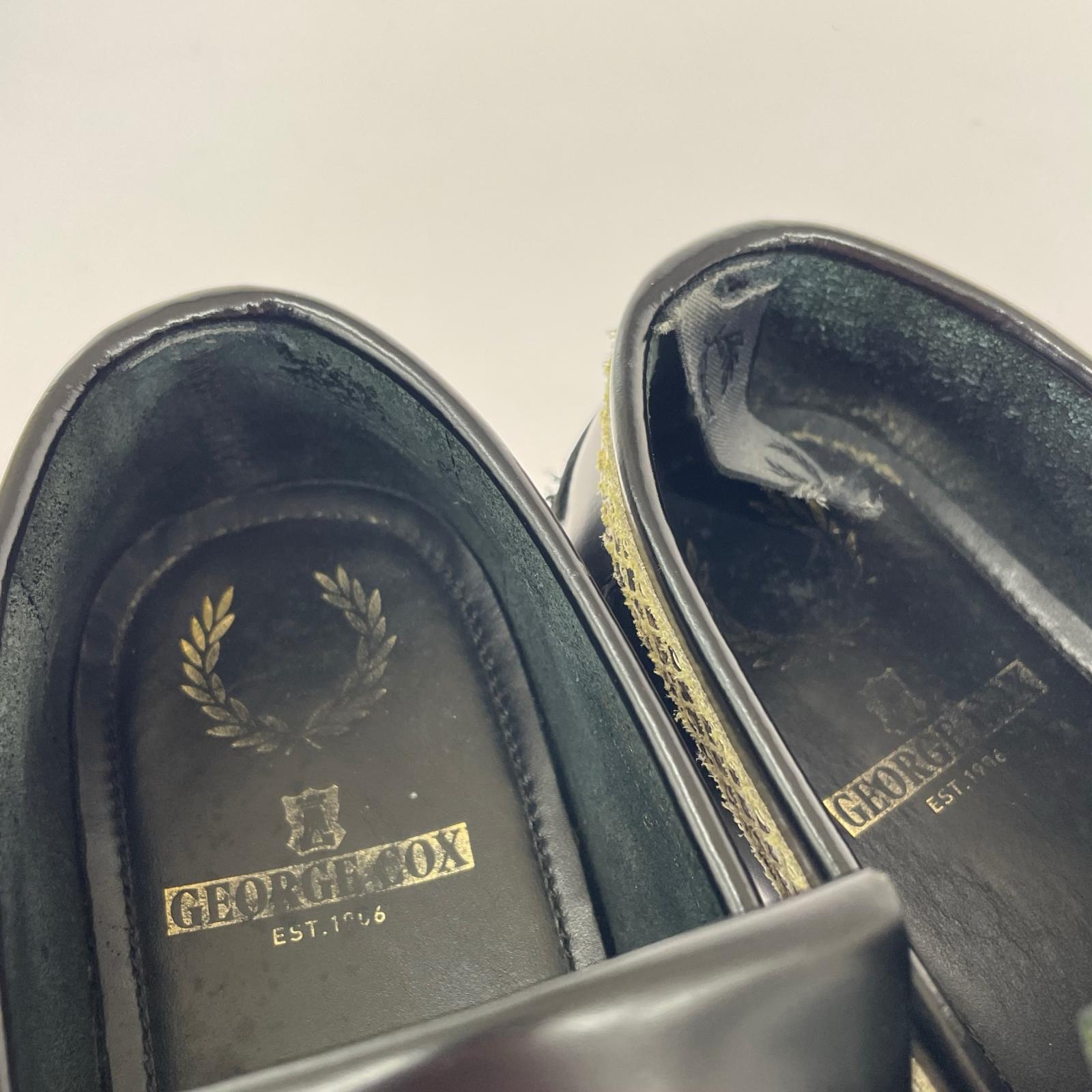 ローファー FRED PERRY タッセルローファー 5 ブラック
