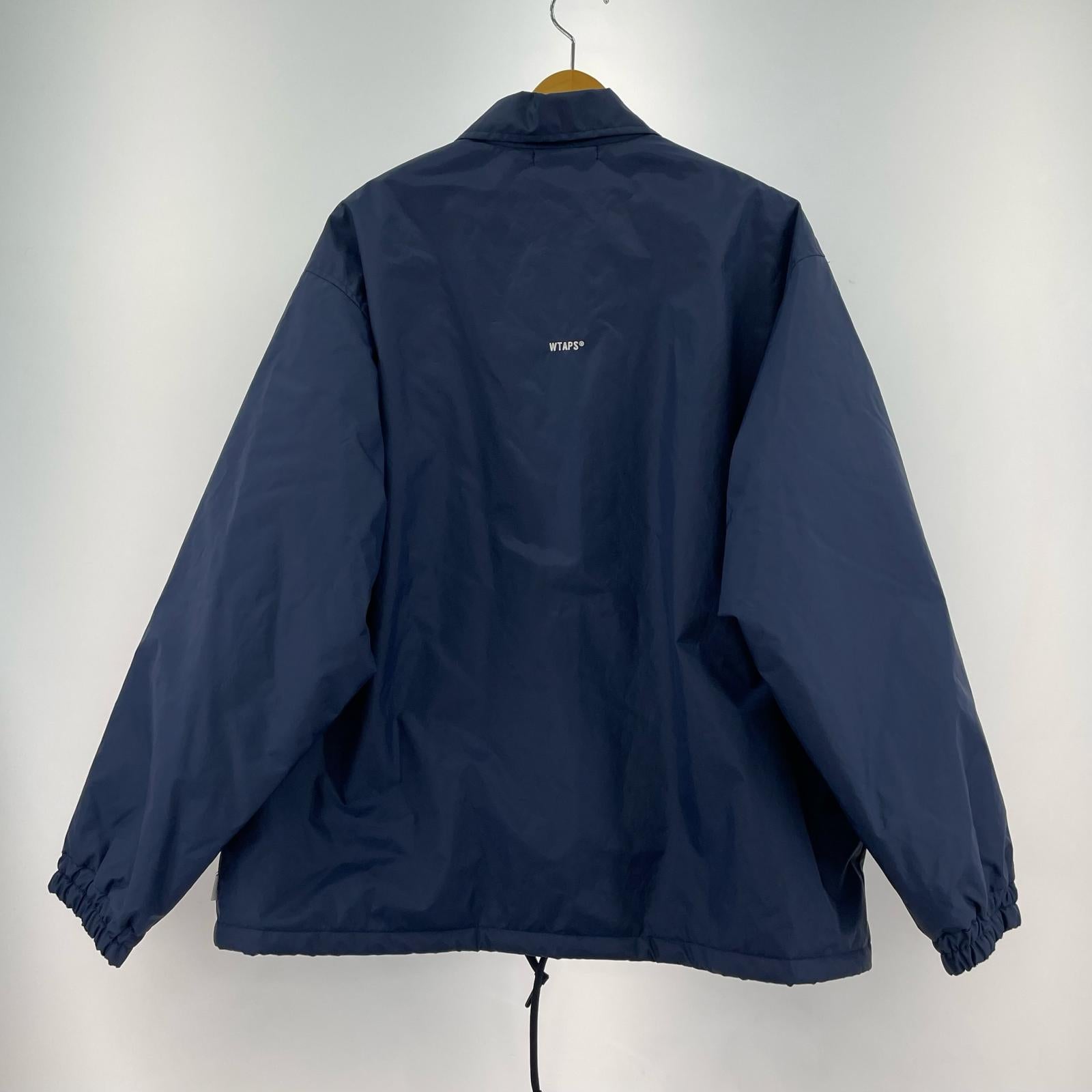 ジャケット ナイロンコーチジャケット ネイビー 24aw ネイビー