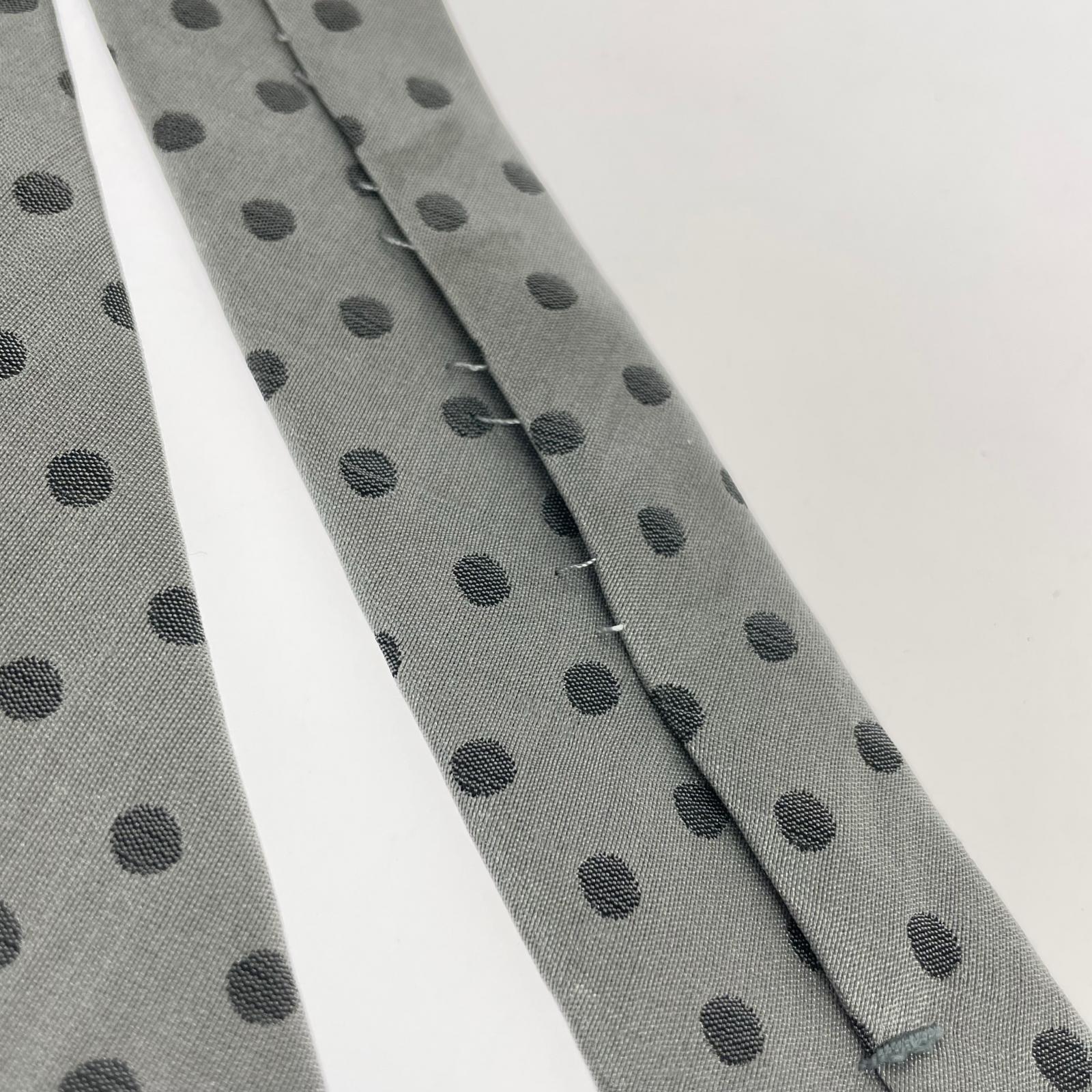 その他アクセサリー HOMME ドット ネクタイ グレー グレー